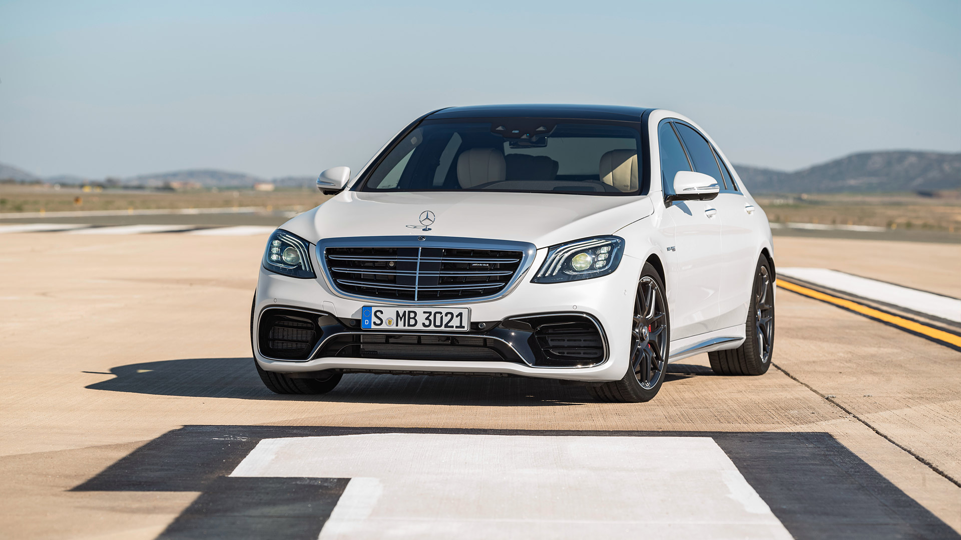 مرسيدس S63 Amg 2018 - HD Wallpaper 