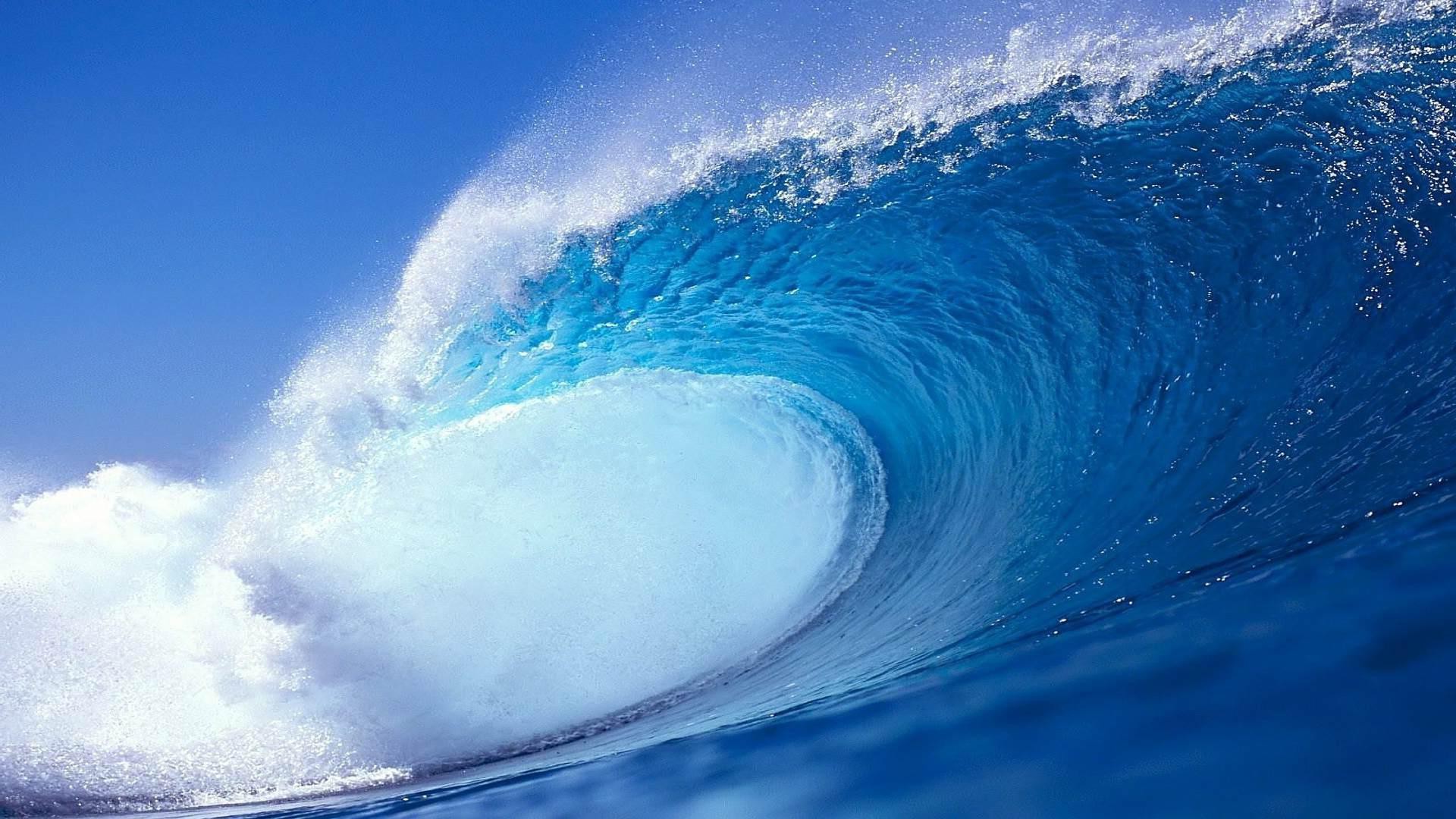 Blue Wave - HD Wallpaper 