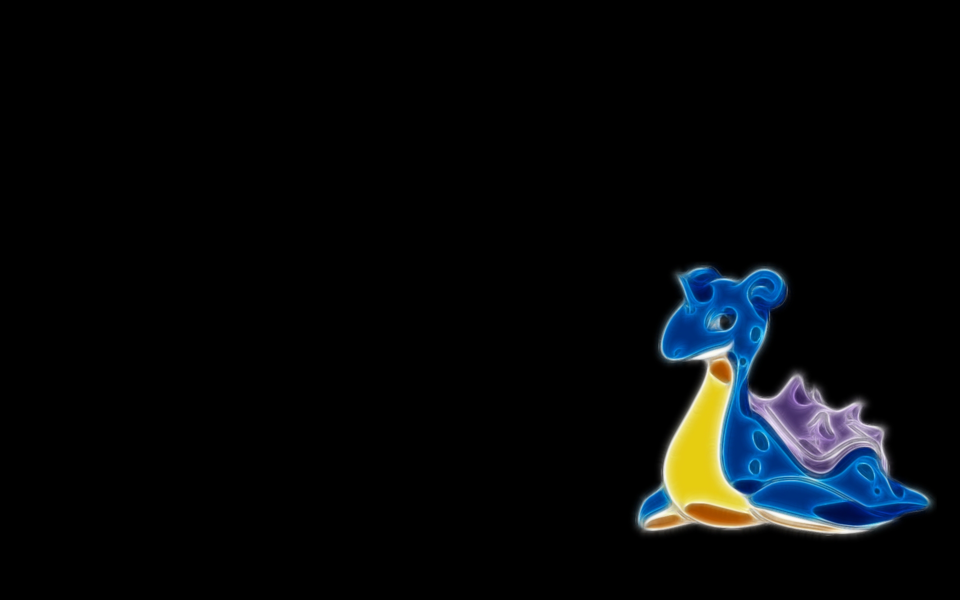 Lapras Wallpaper Black - HD Wallpaper 