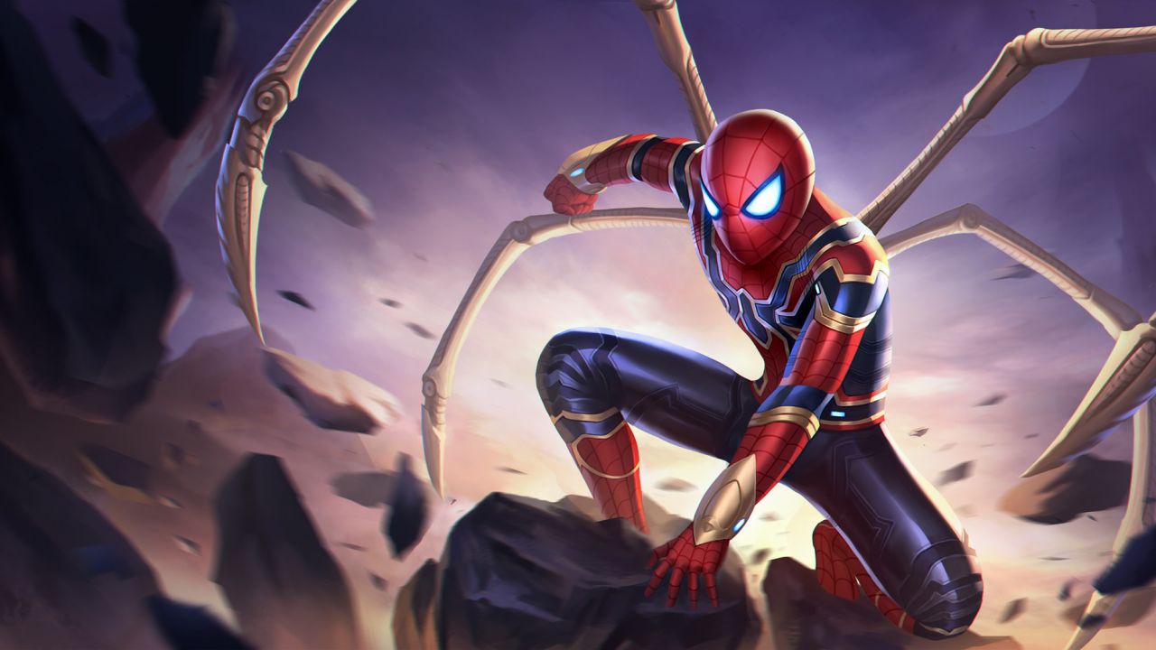Iron Spider Wallpaper Hd - HD Wallpaper 