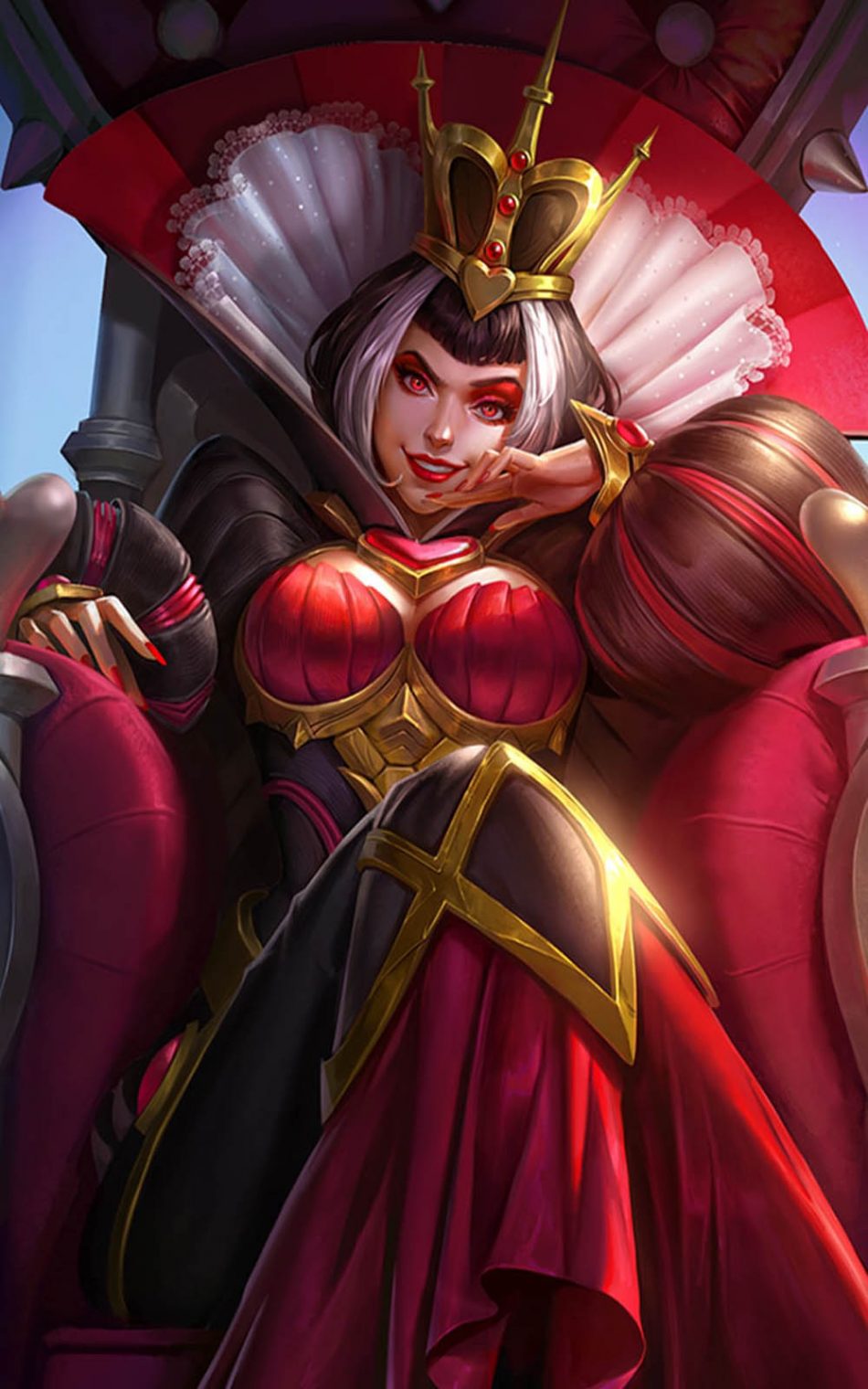 Heartbreak Empress Aurora Mobile Legends Hd Mobile - Mobile Legends Aurora Skin - HD Wallpaper 