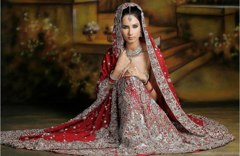 New Indian Bridal Dresses Wallpapers Free Hd - Indian Wedding Bride Hd - HD Wallpaper 