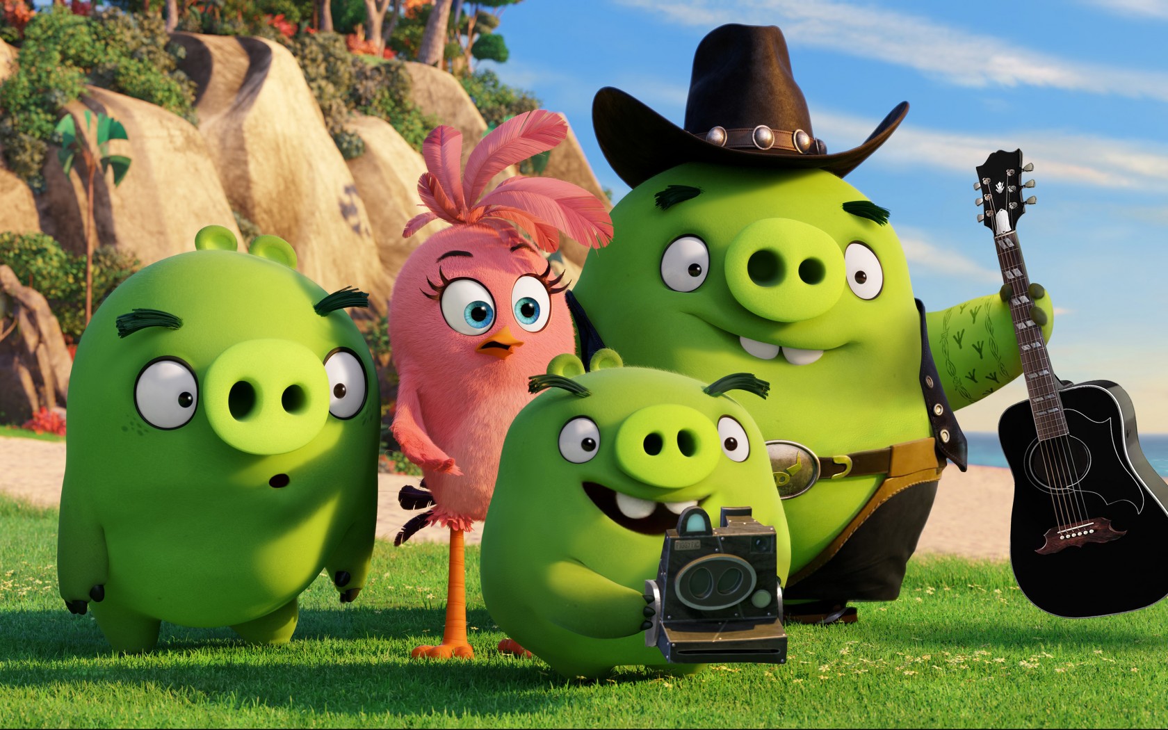 Angry Birds Movie Grass - HD Wallpaper 