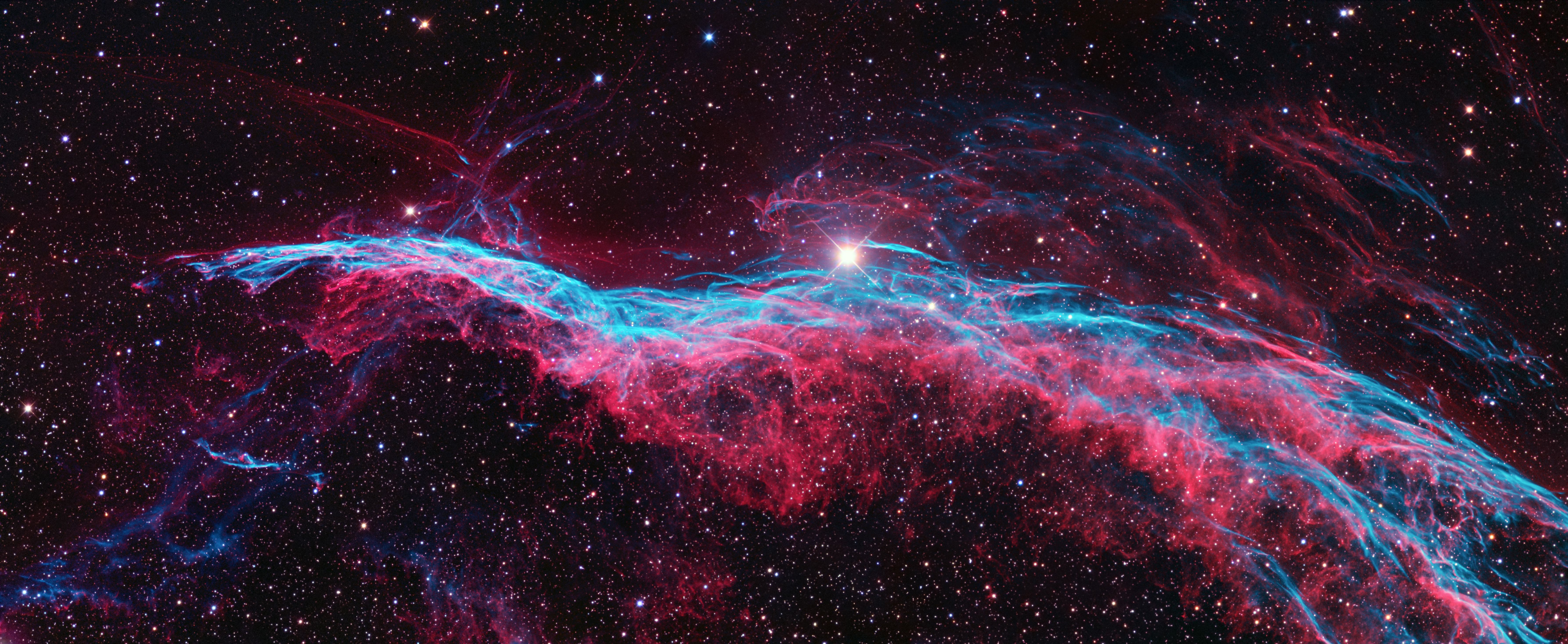 File - Veil Nebula - Ngc6960 - Wikipedia 
 Data-src - Veil Nebula - HD Wallpaper 