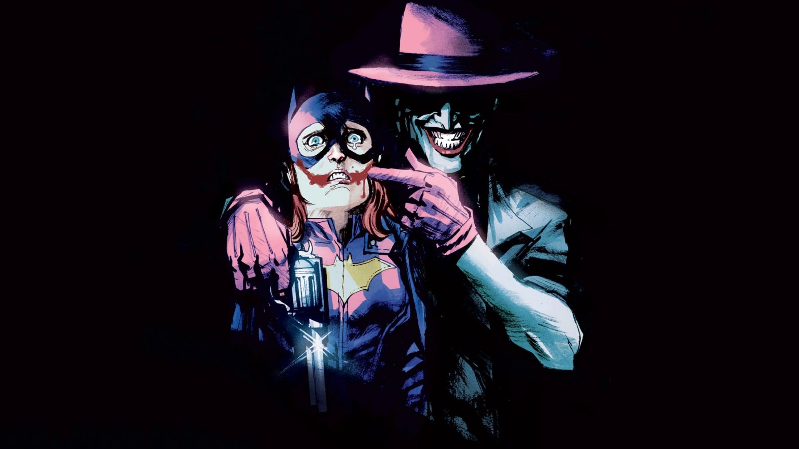 Dc Comics Batgirls Joker Wallpaper - Joker Wallpaper Hd - HD Wallpaper 