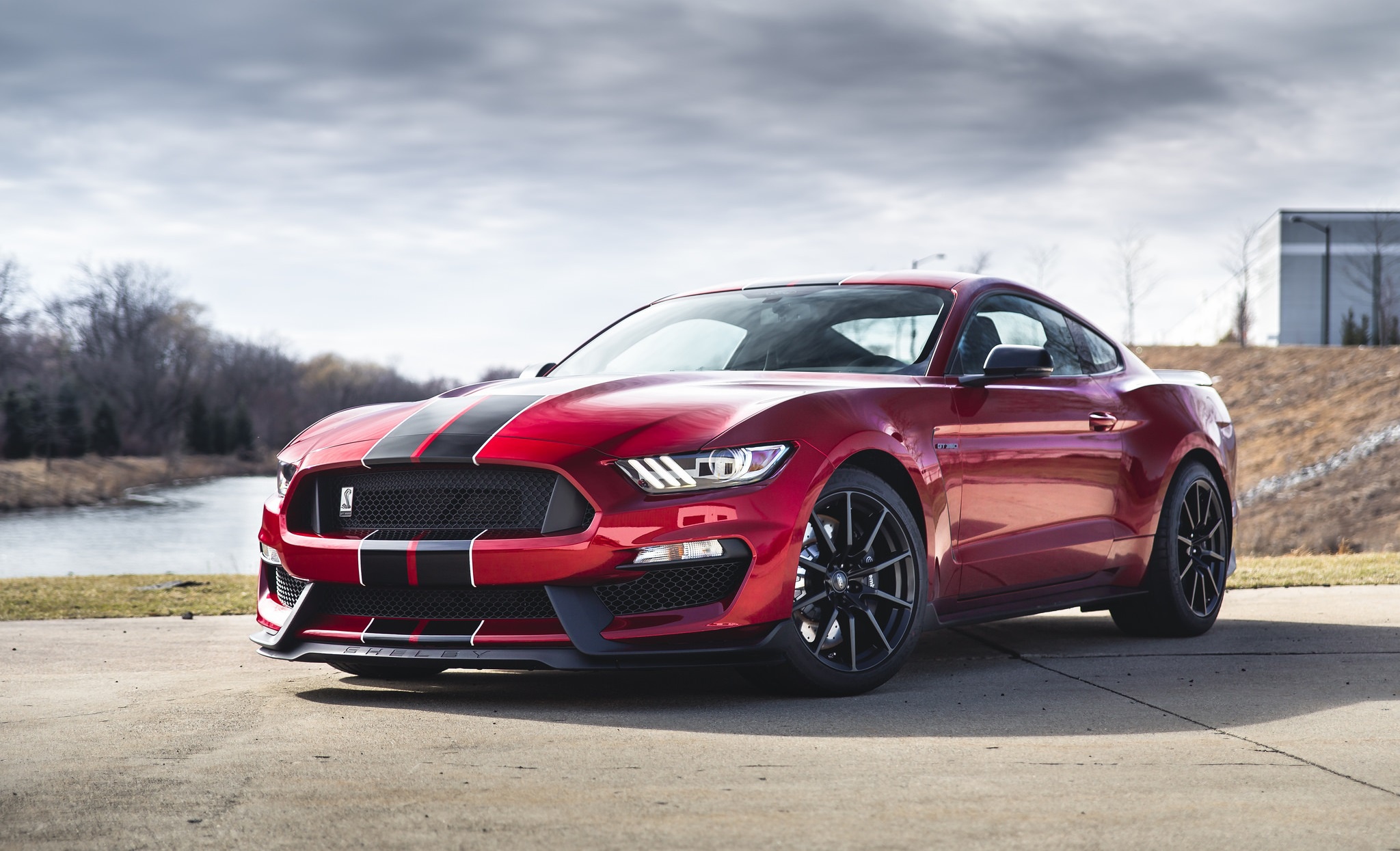 Wallpaper Of Ford Mustang Cobra, Musclecar Red, Car, - Ford Mustang Red Hd - HD Wallpaper 