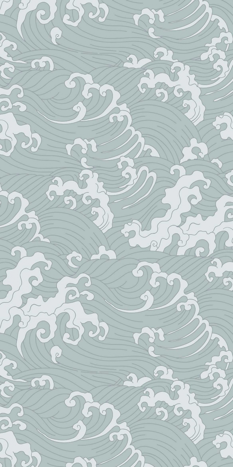 Japanese Waves Wallpaper Hd - HD Wallpaper 