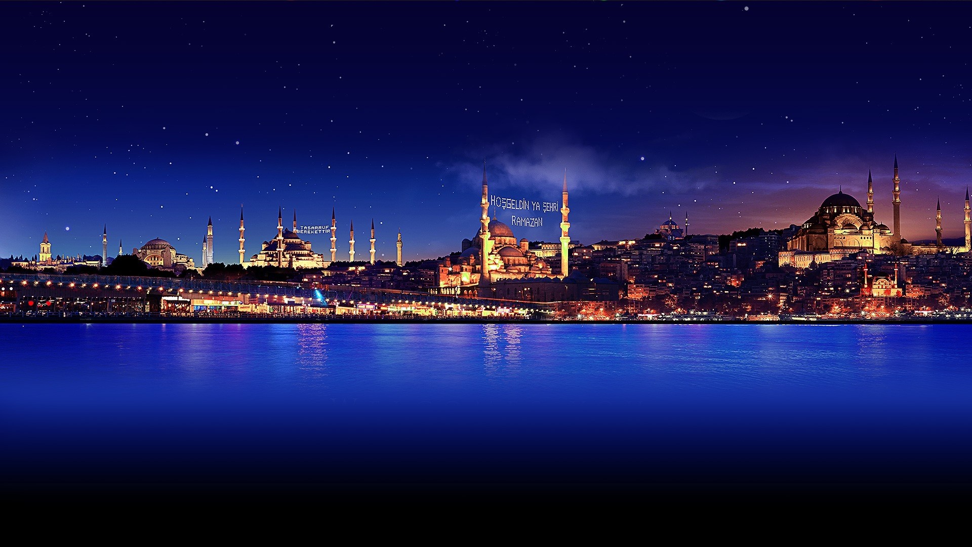 1920x1080, Night Beautiful Metropolis Of Turkey Hd - Turkey Wallpaper Desktop - HD Wallpaper 
