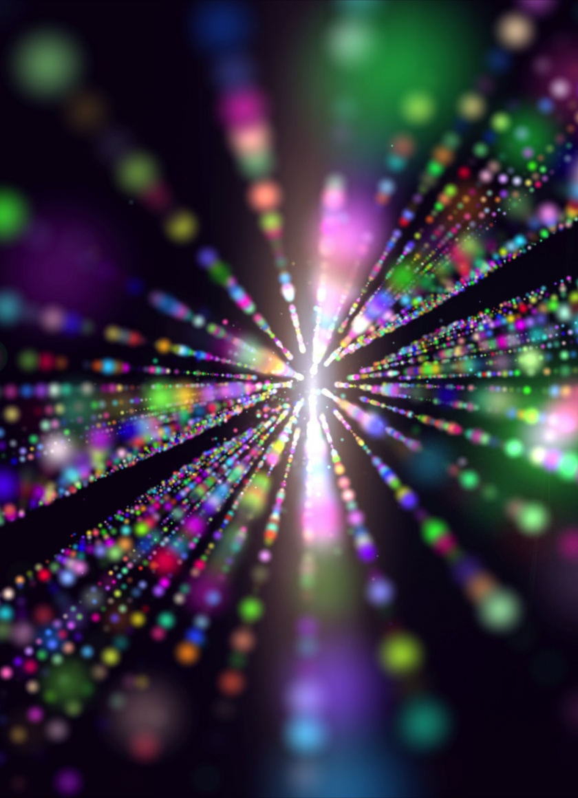 Laser, Colorful, Dots, Abstract, Wallpaper - Colorful Dots Wallpaper For Iphone6 - HD Wallpaper 