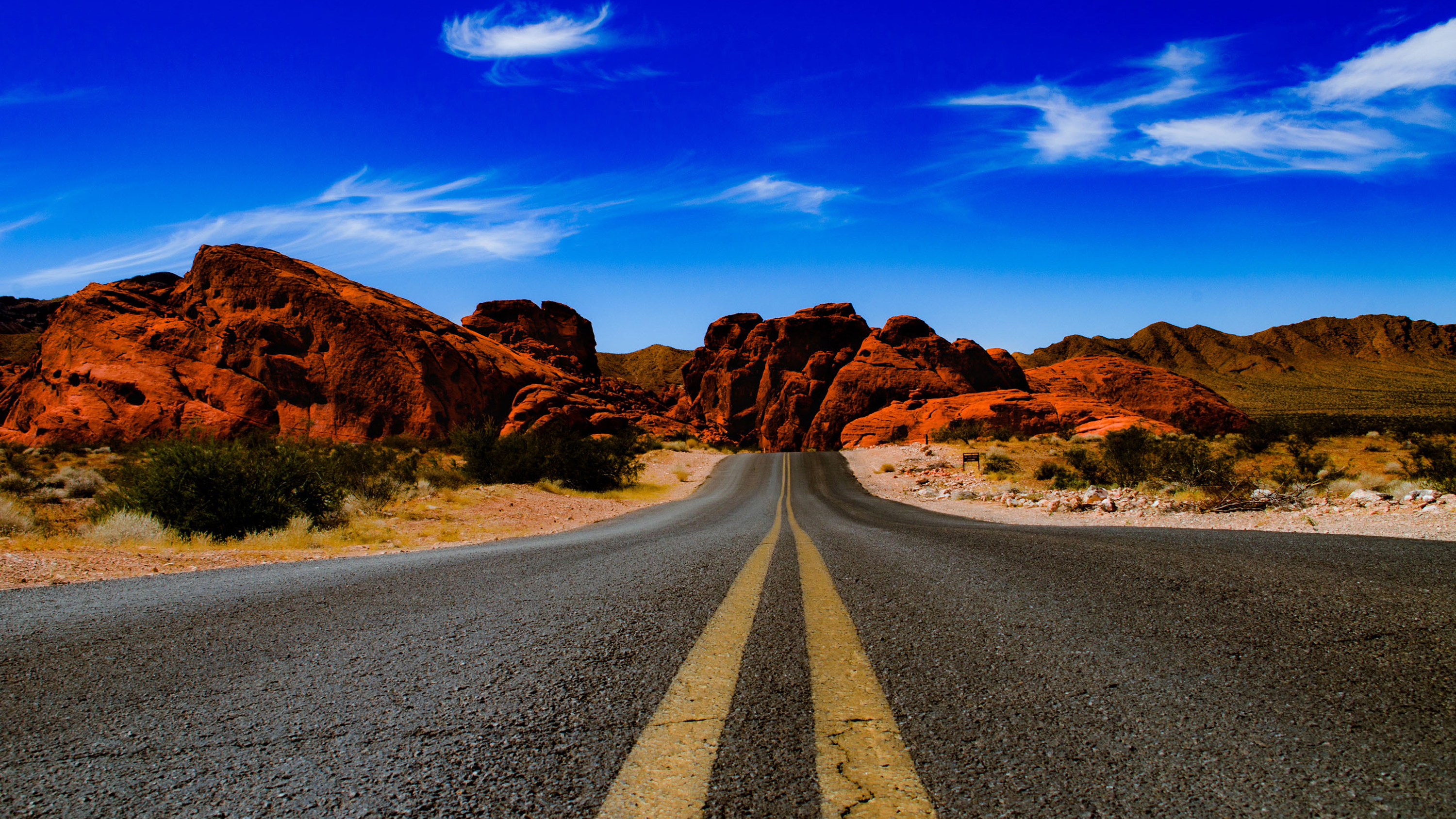 Valley Of Fire State Park Road Wallpapers - HD Wallpaper 