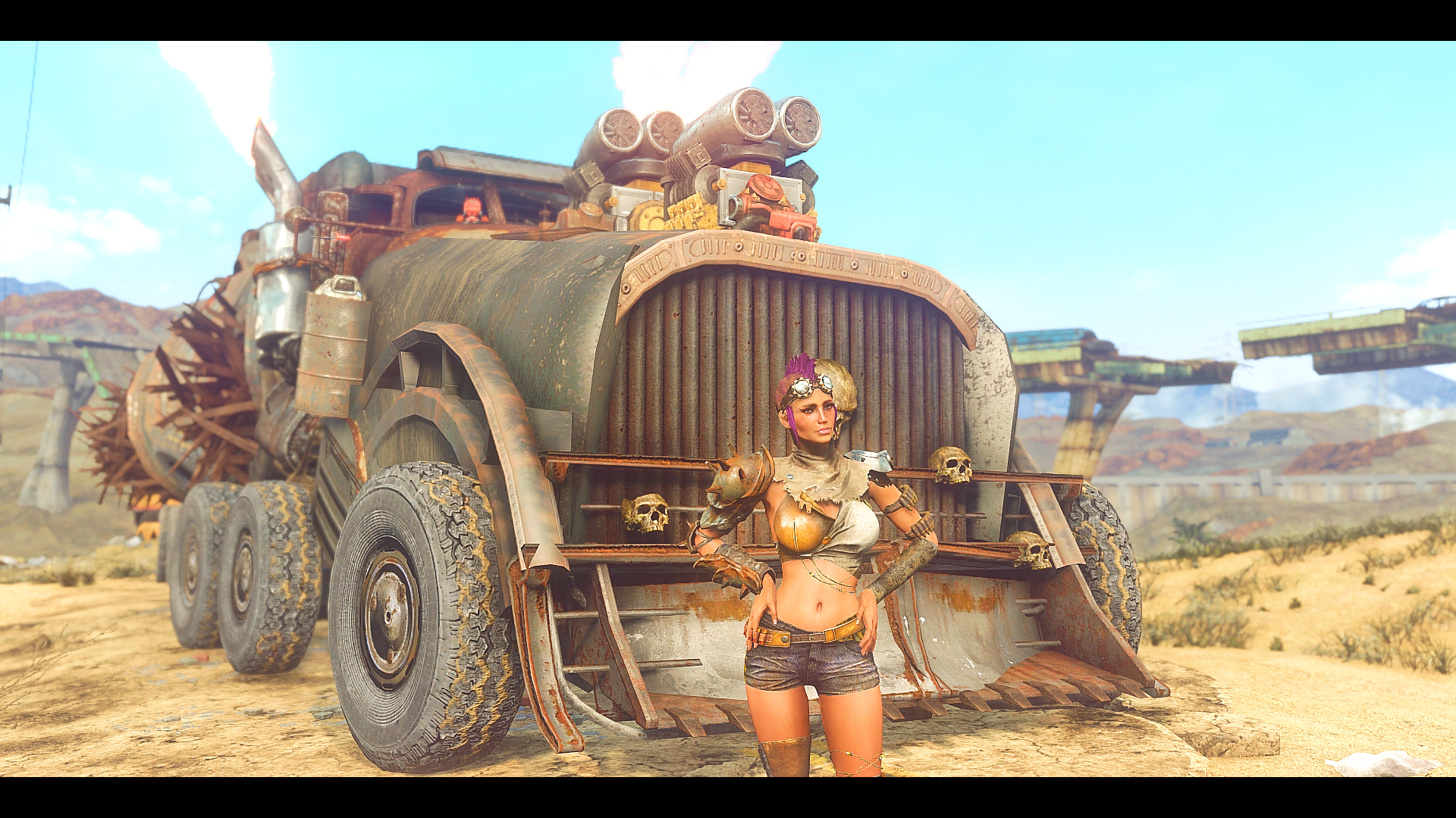 Fallout 4 Mad Max Fury Road 1920x1080 Wallpaper Teahub Io