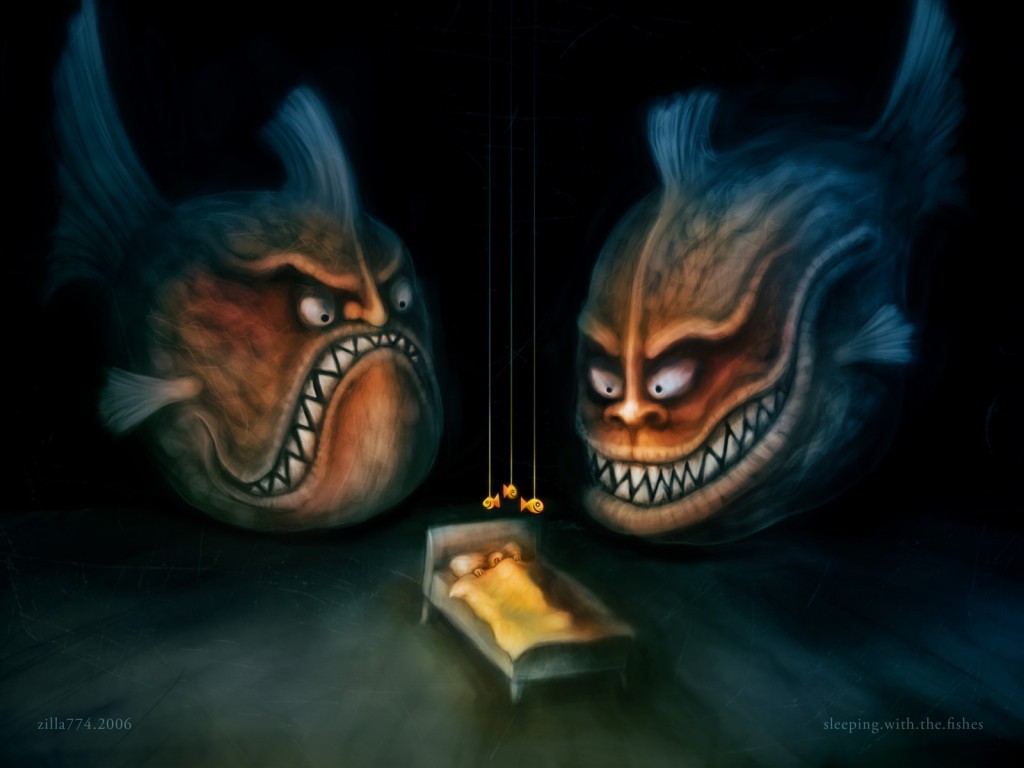 Sleeping With The Fishes - HD Wallpaper 