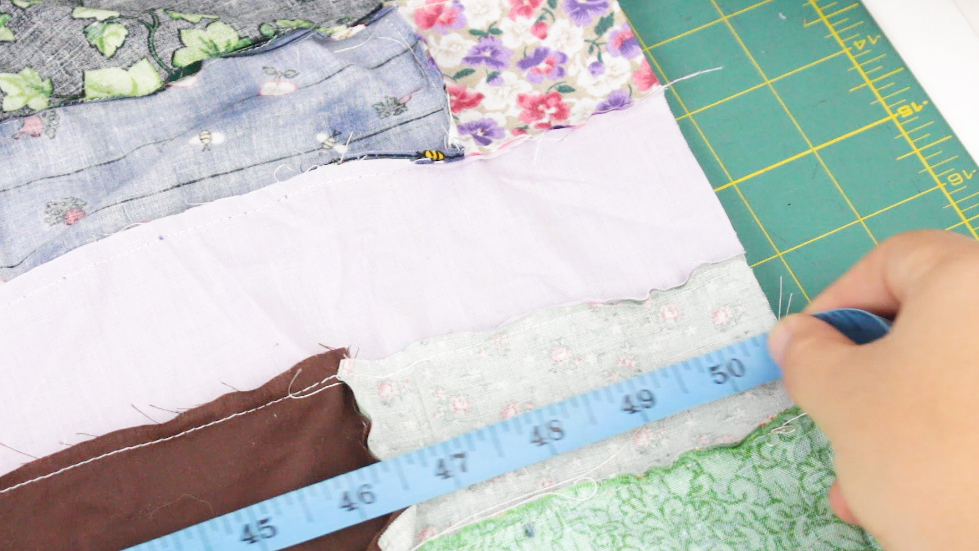 Image Titled Make A Jelly Roll Quilt Step - Underside Of A Quilt Top - HD Wallpaper 