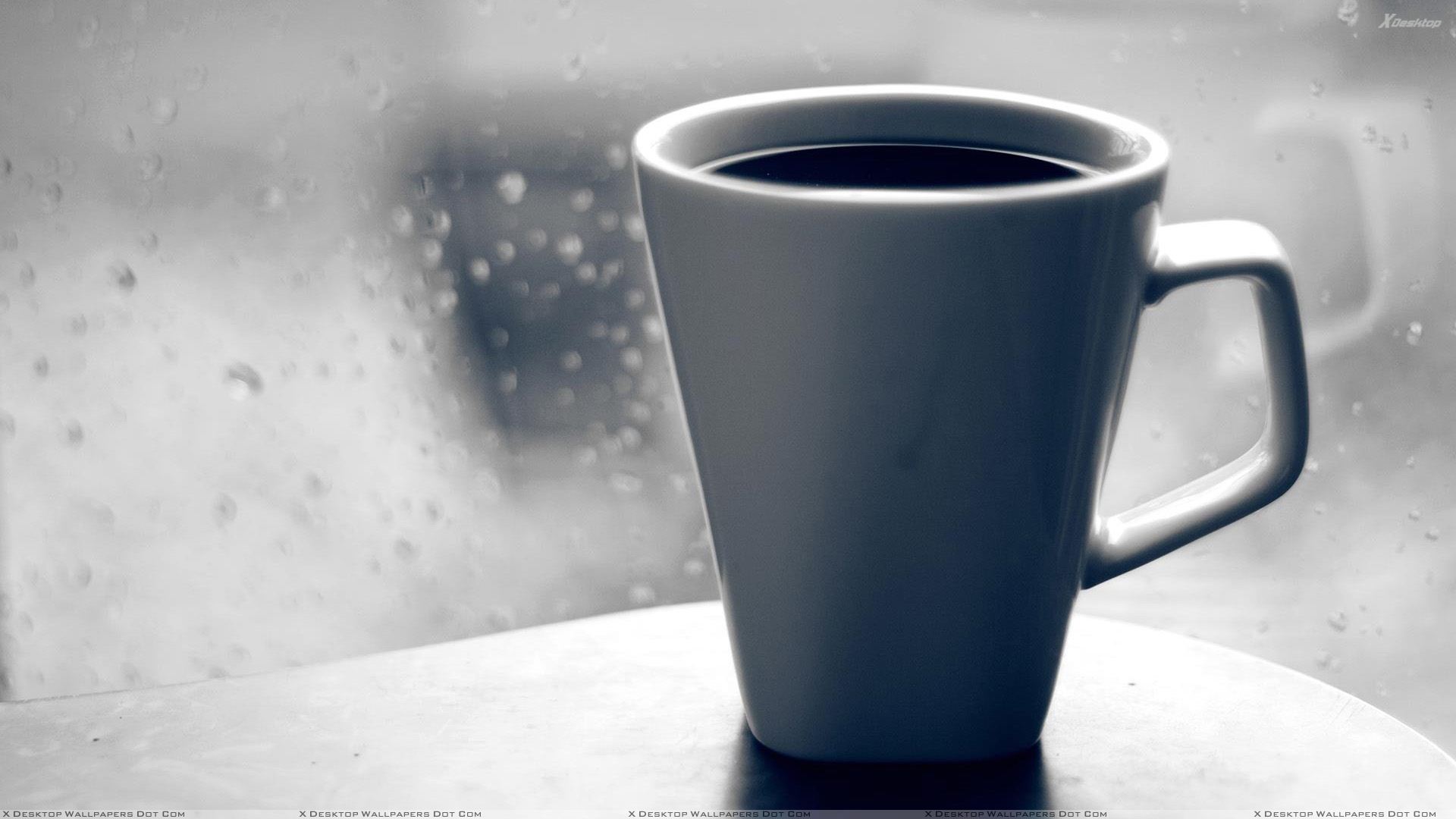 Coffee On A Rainy Day - HD Wallpaper 