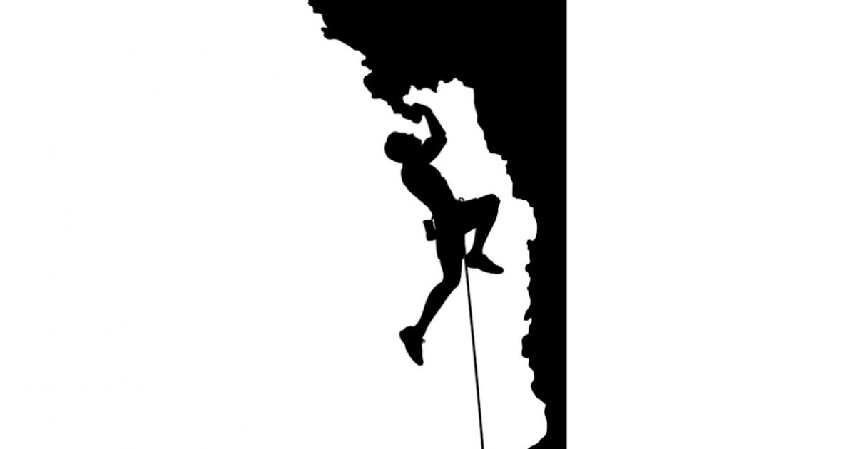 Mountain Climber Silhouette Wallpapers Gallery - Mountain Climbing Silhouette - HD Wallpaper 