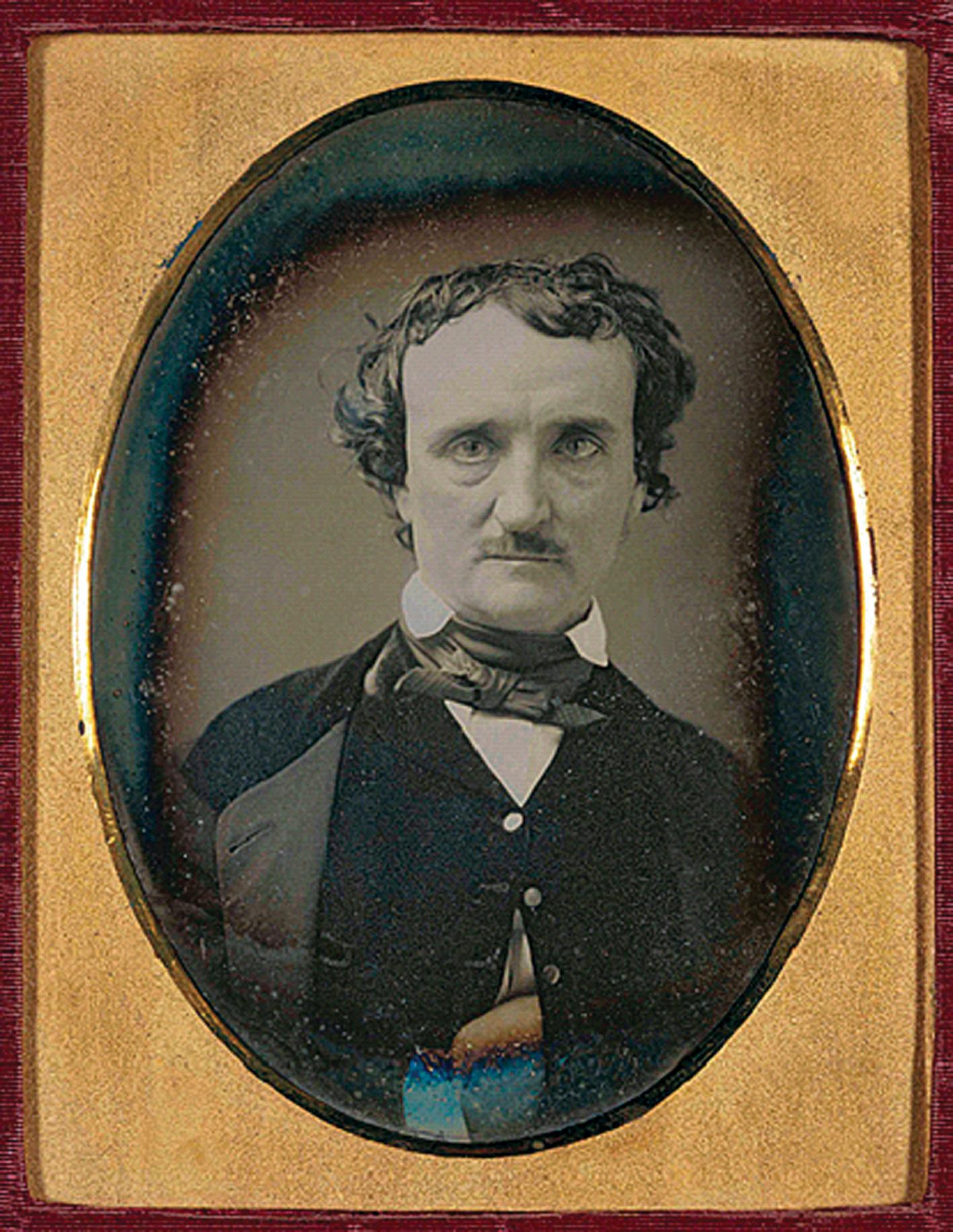 Daguerreotype Edgar Allan Poe - HD Wallpaper 