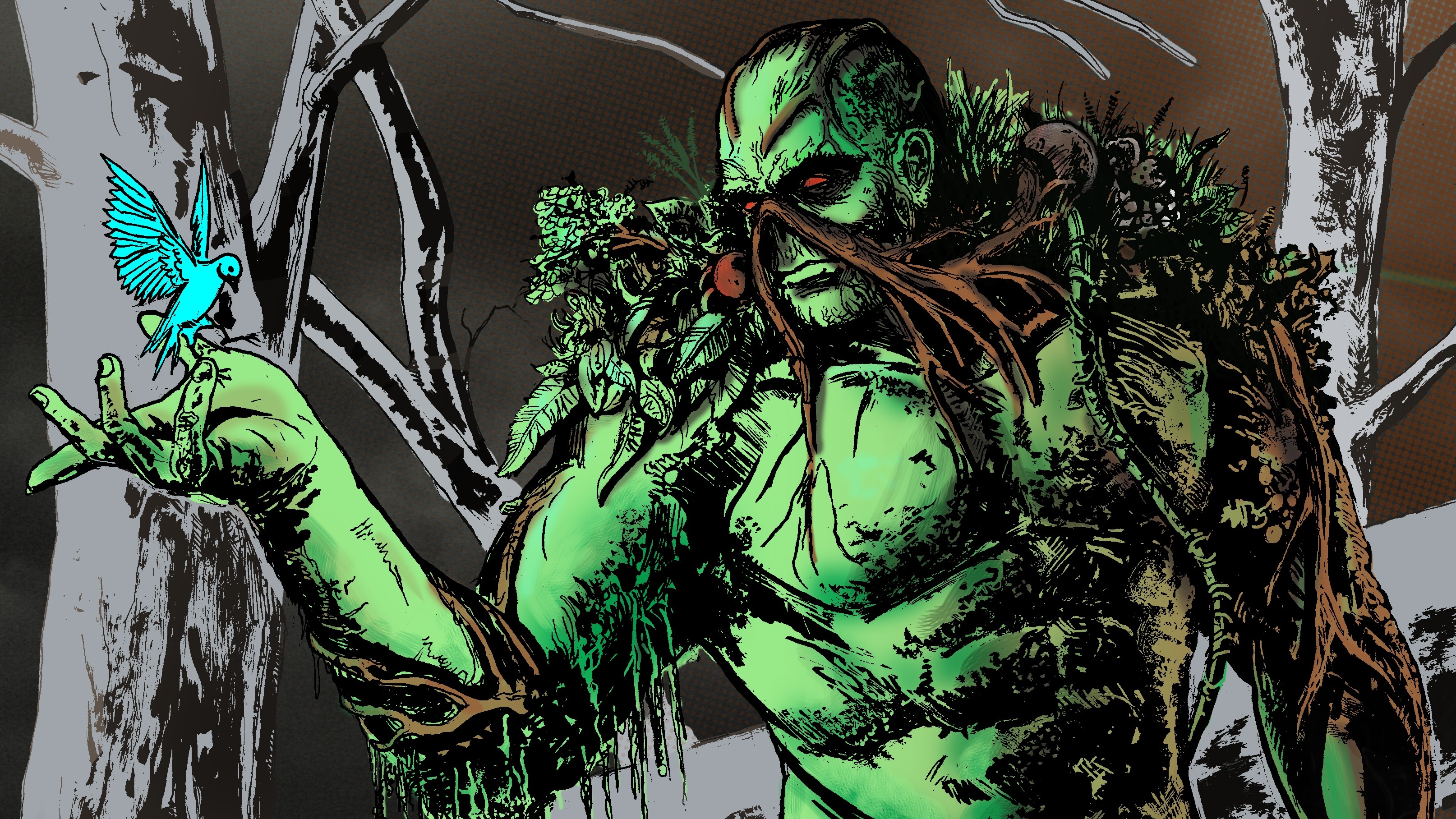 3228x1816, 
 Data Id 59098 
 Data Src /walls/full/b/9/a/59098 - Swamp Thing Comic Background - HD Wallpaper 