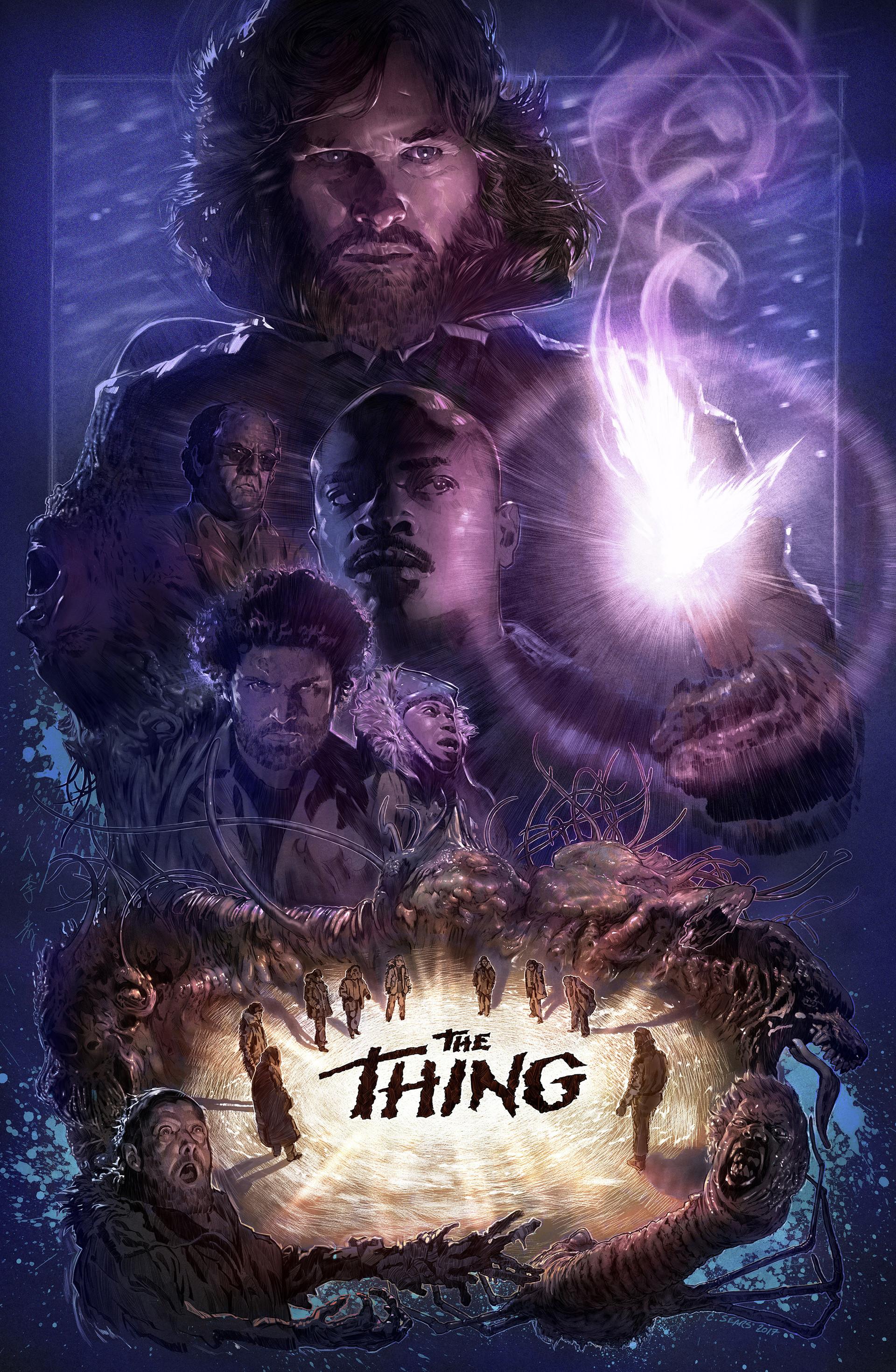 John Carpenter The Thing Artwork - HD Wallpaper 
