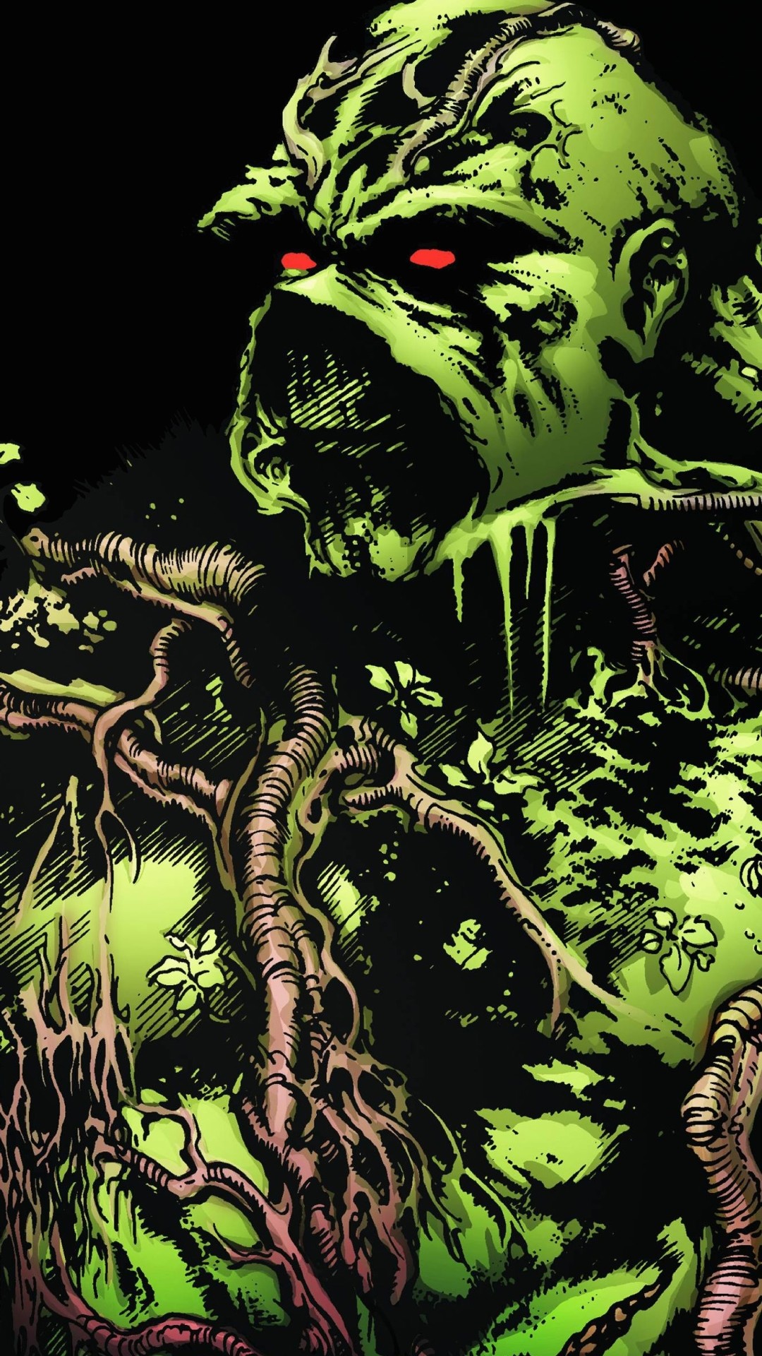 Check Wallpaper Abyss 
 Data-src - Swamp Thing Phone - HD Wallpaper 