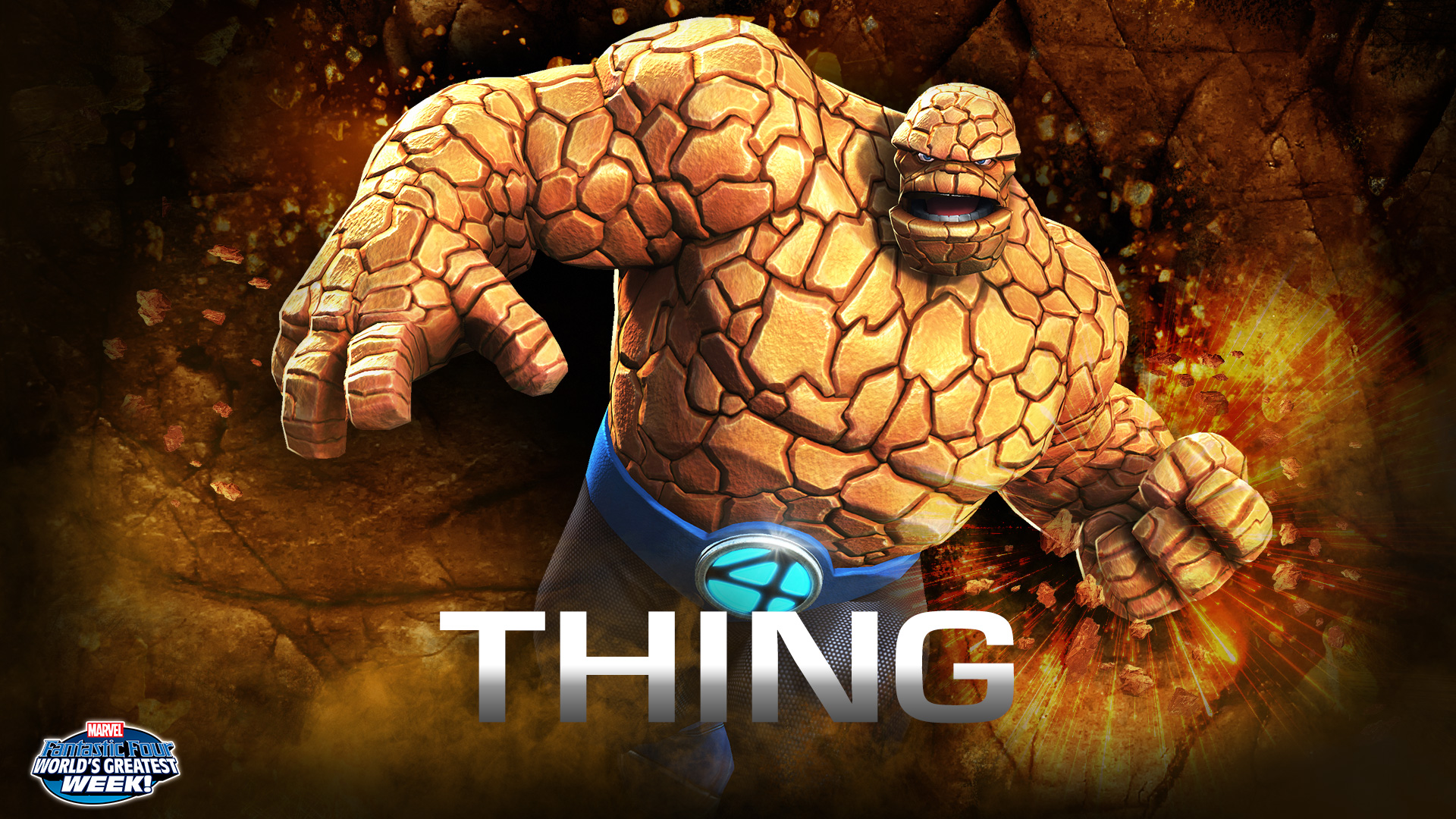 Marvel Contest Of Champions Thing - HD Wallpaper 