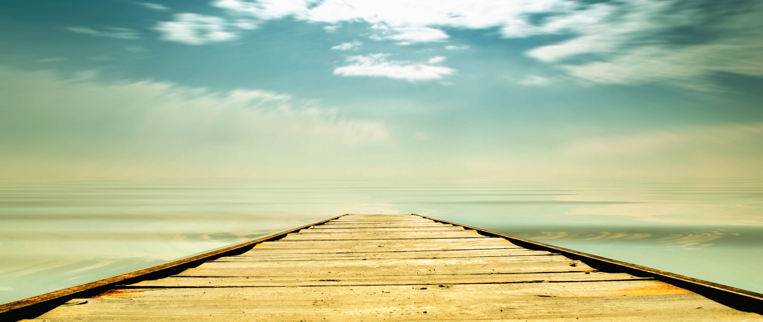 Wallpaper Path, Sky, Pier, Boards, Way, Choice, Straight - Voce Escolhe Como Vai Ser O Seu Dia - HD Wallpaper 