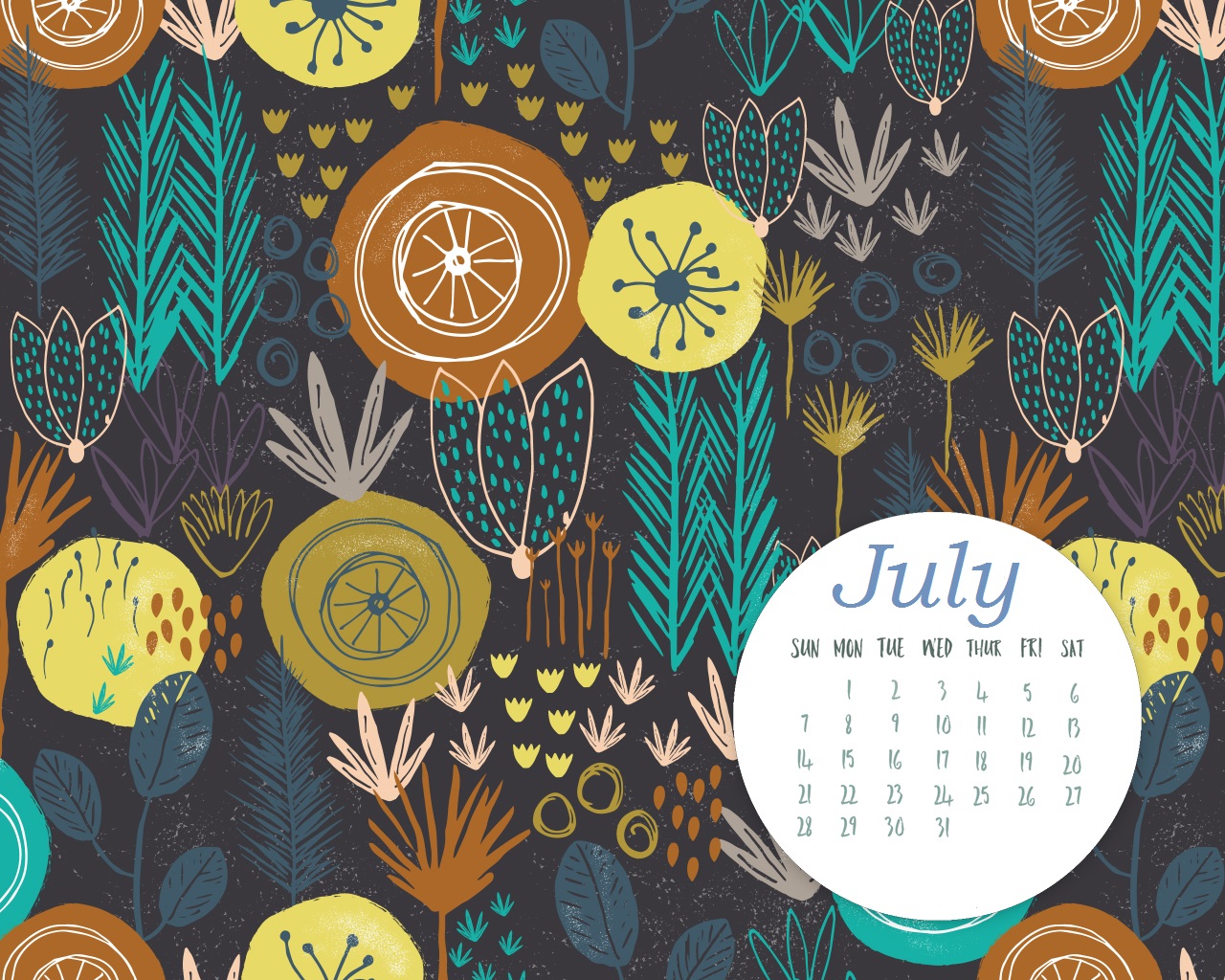 Free July 2019 Hd Calendar Wallpaper - July 2019 Desktop Calendar - HD Wallpaper 