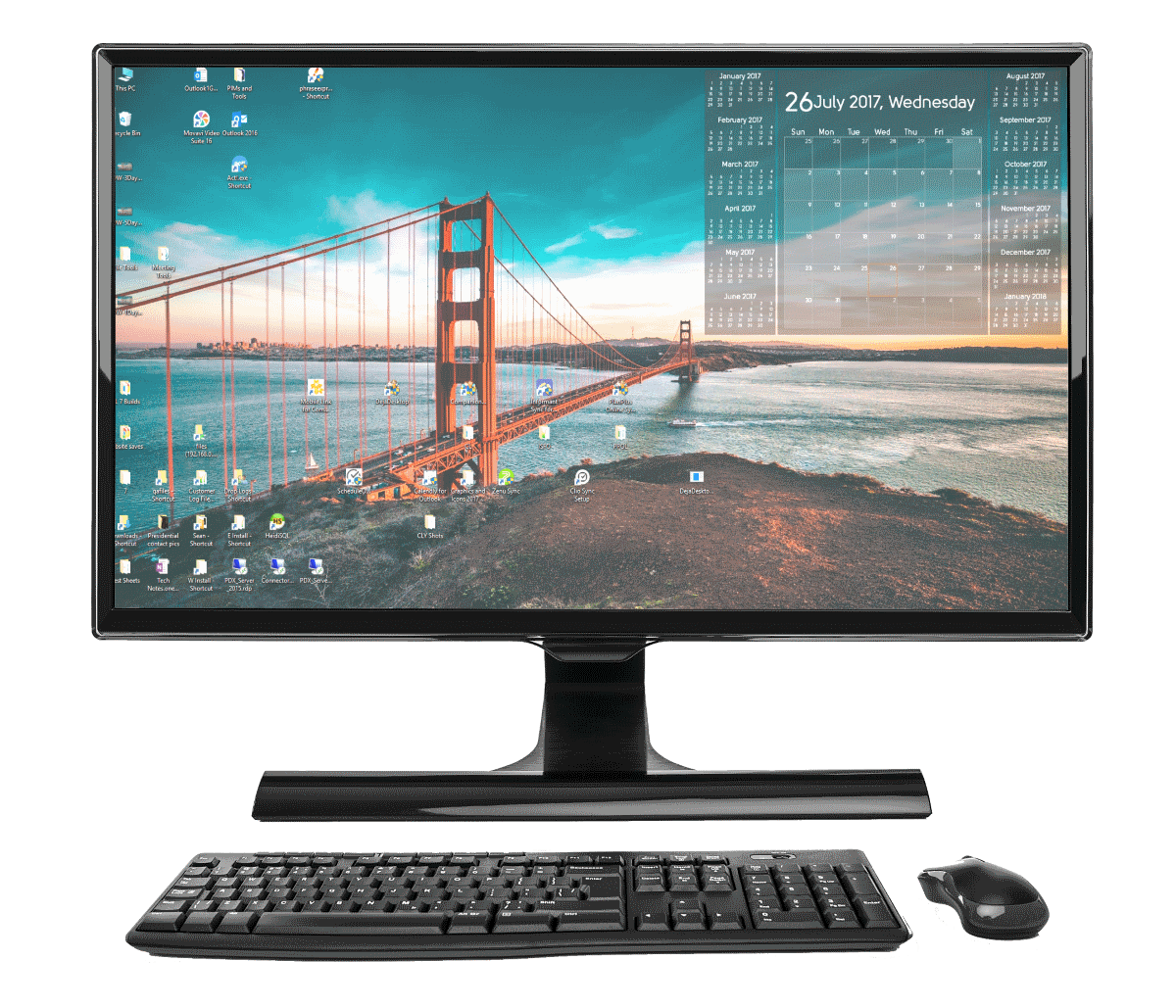 Free Calendar Desktop Wallpaper - Best San Francisco - HD Wallpaper 