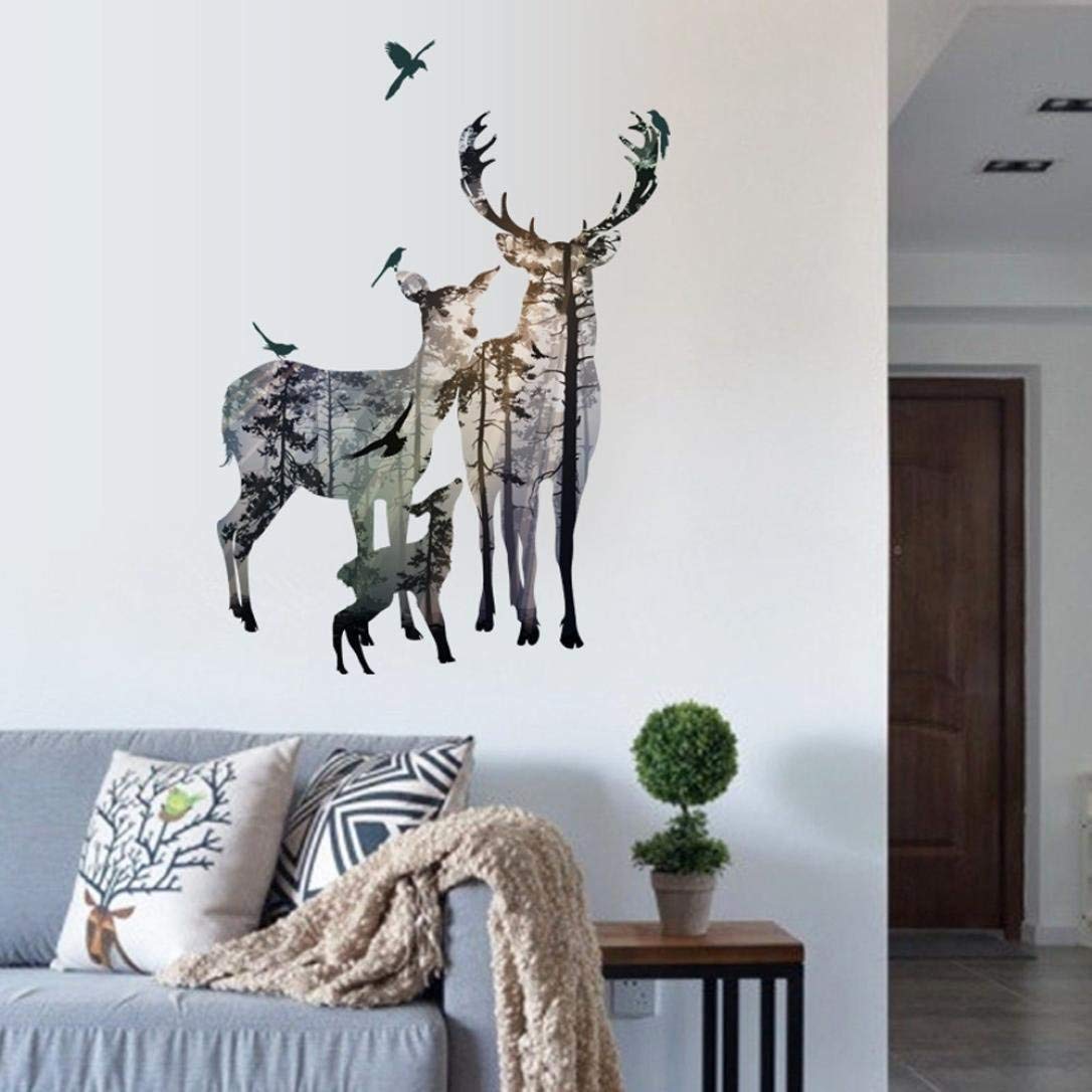 Deer Wall Decals - HD Wallpaper 