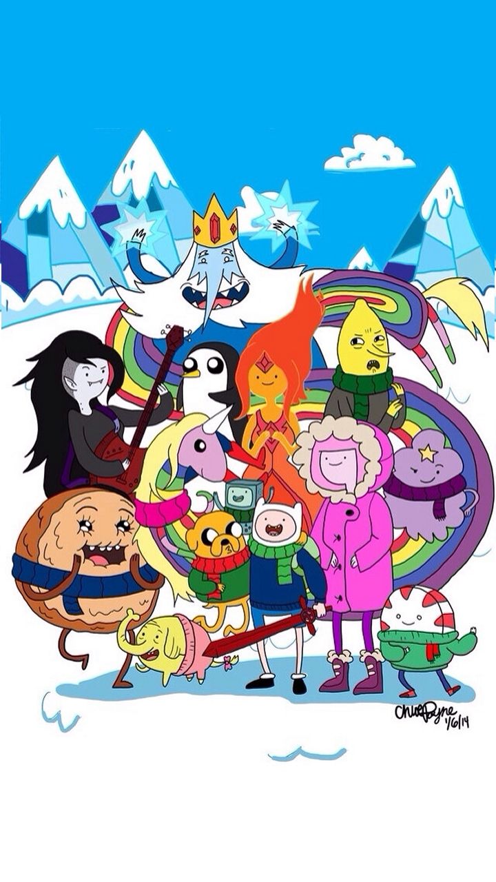 Adventure Time Wallpaper Hd Iphone - Adventure Time Phone Backgrounds - HD Wallpaper 