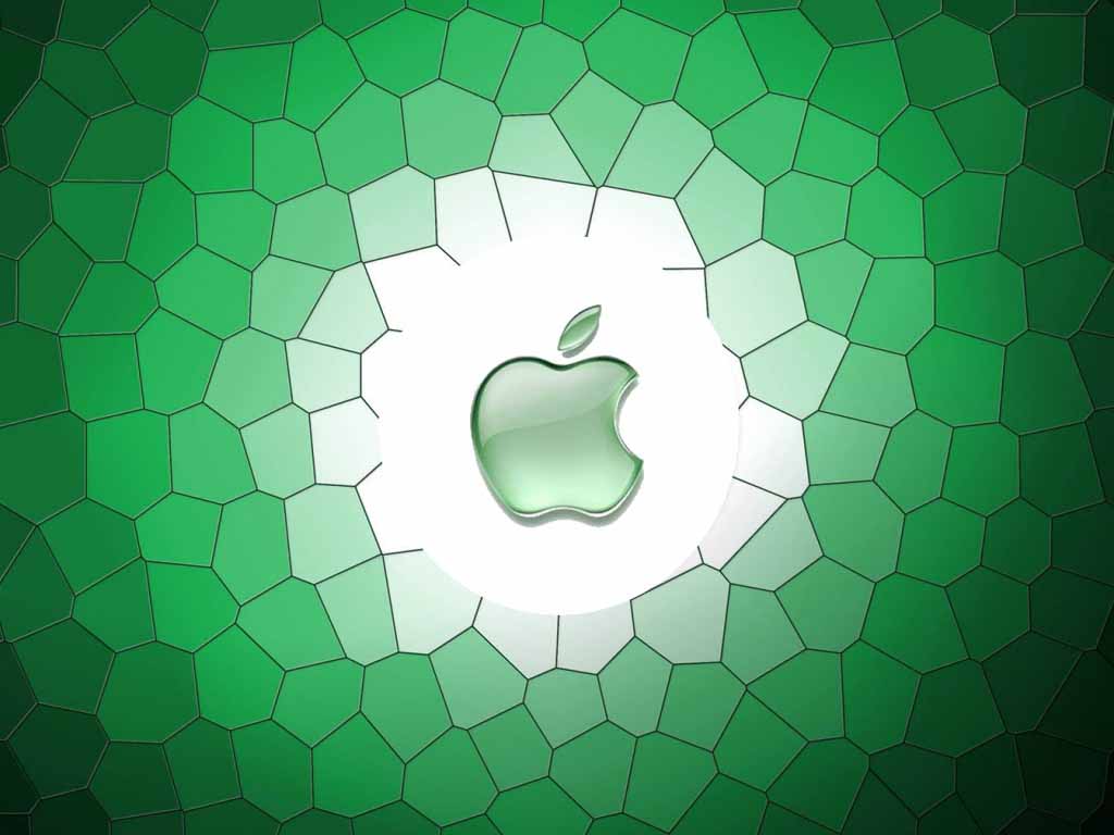 Green Apple Logo - HD Wallpaper 