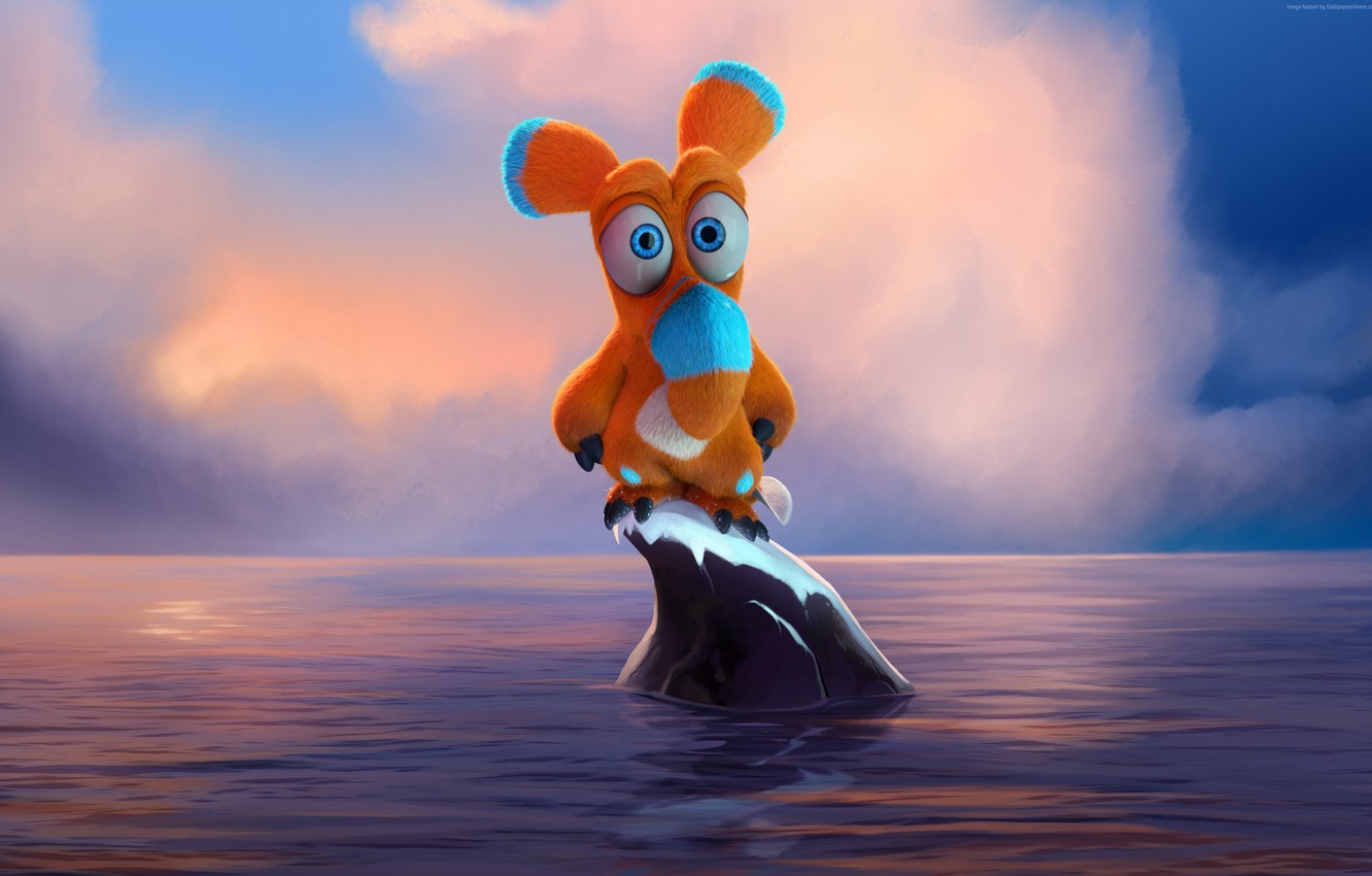 Photo Wallpaper Sea, Cartoon, Oops Noah Sailed, Ooops - Ooops Noah Is Gone 2 - HD Wallpaper 