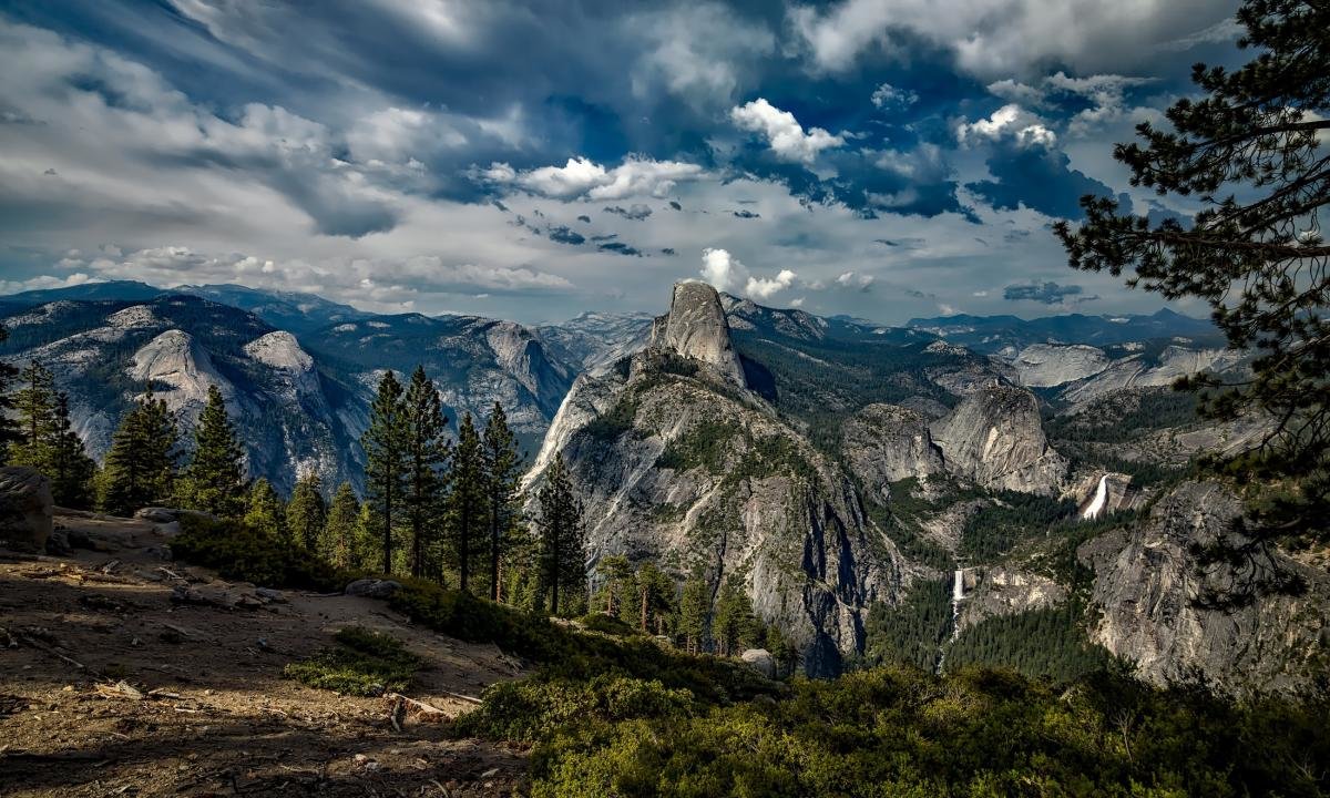 High Resolution Yosemite National Park Hd Wallpaper - Yosemite National Park, Half Dome - HD Wallpaper 