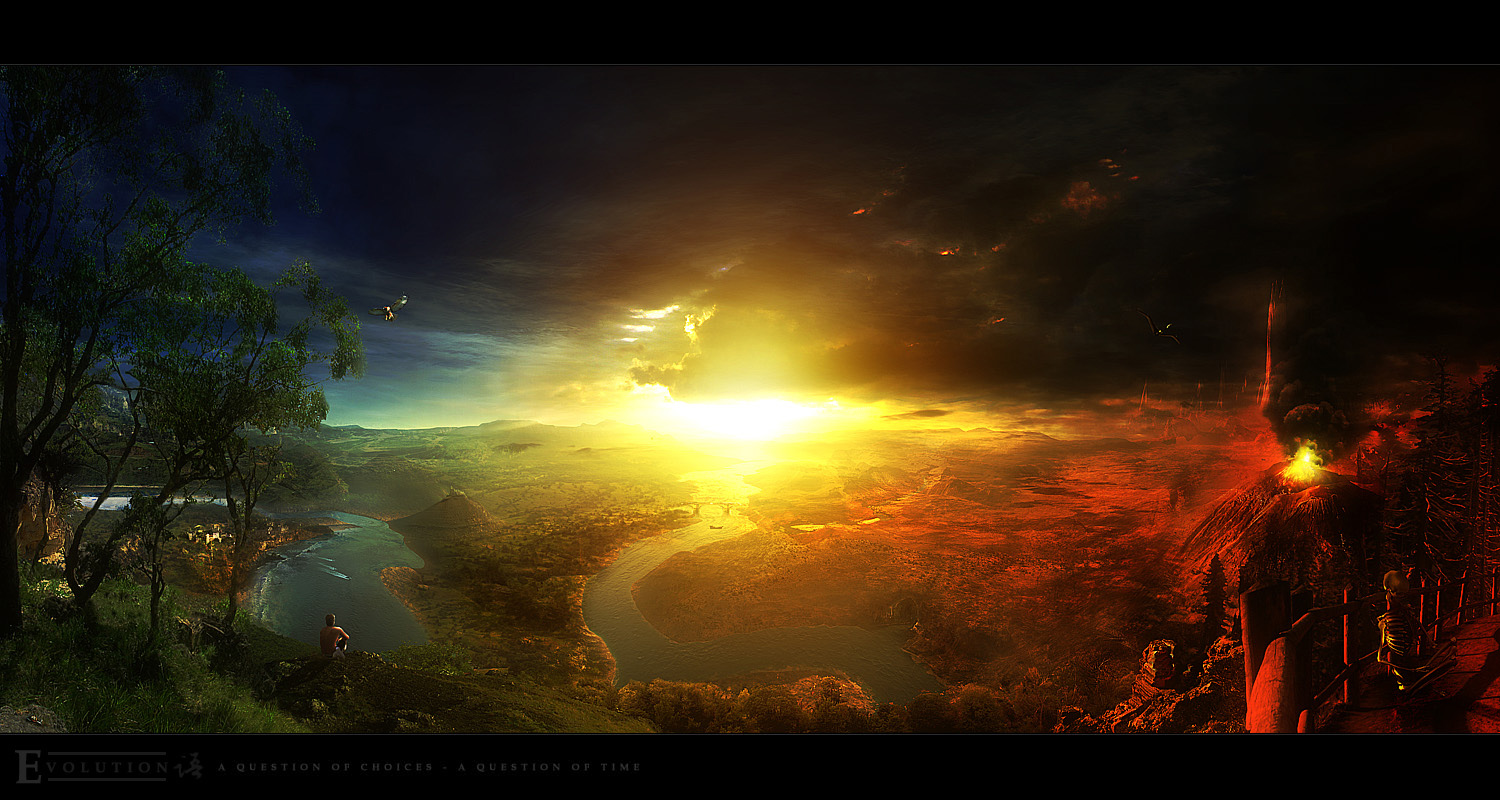 Heaven And Hell - HD Wallpaper 