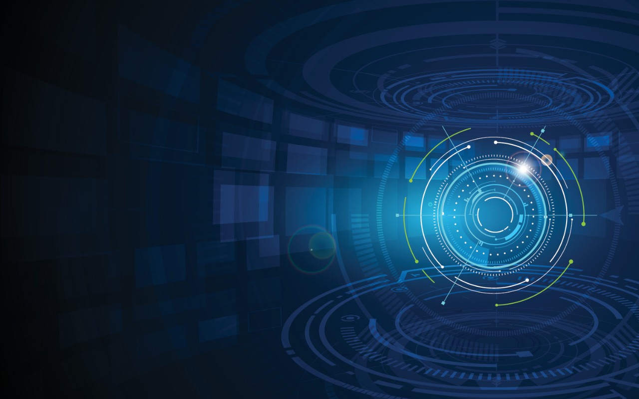 Abstract Futuristic Circle Sci Fi Technology Innovation - Circle - HD Wallpaper 