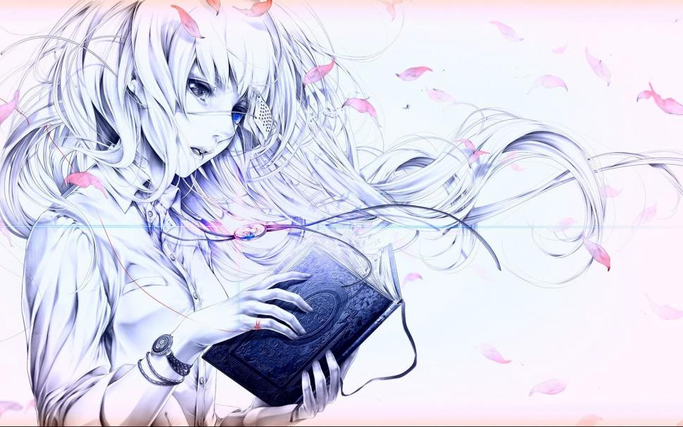 Girl Reading A Book Wallpaper,1920x1080 Hd Wallpaper,anime - Anime Girl Wallpaper Ipad - HD Wallpaper 