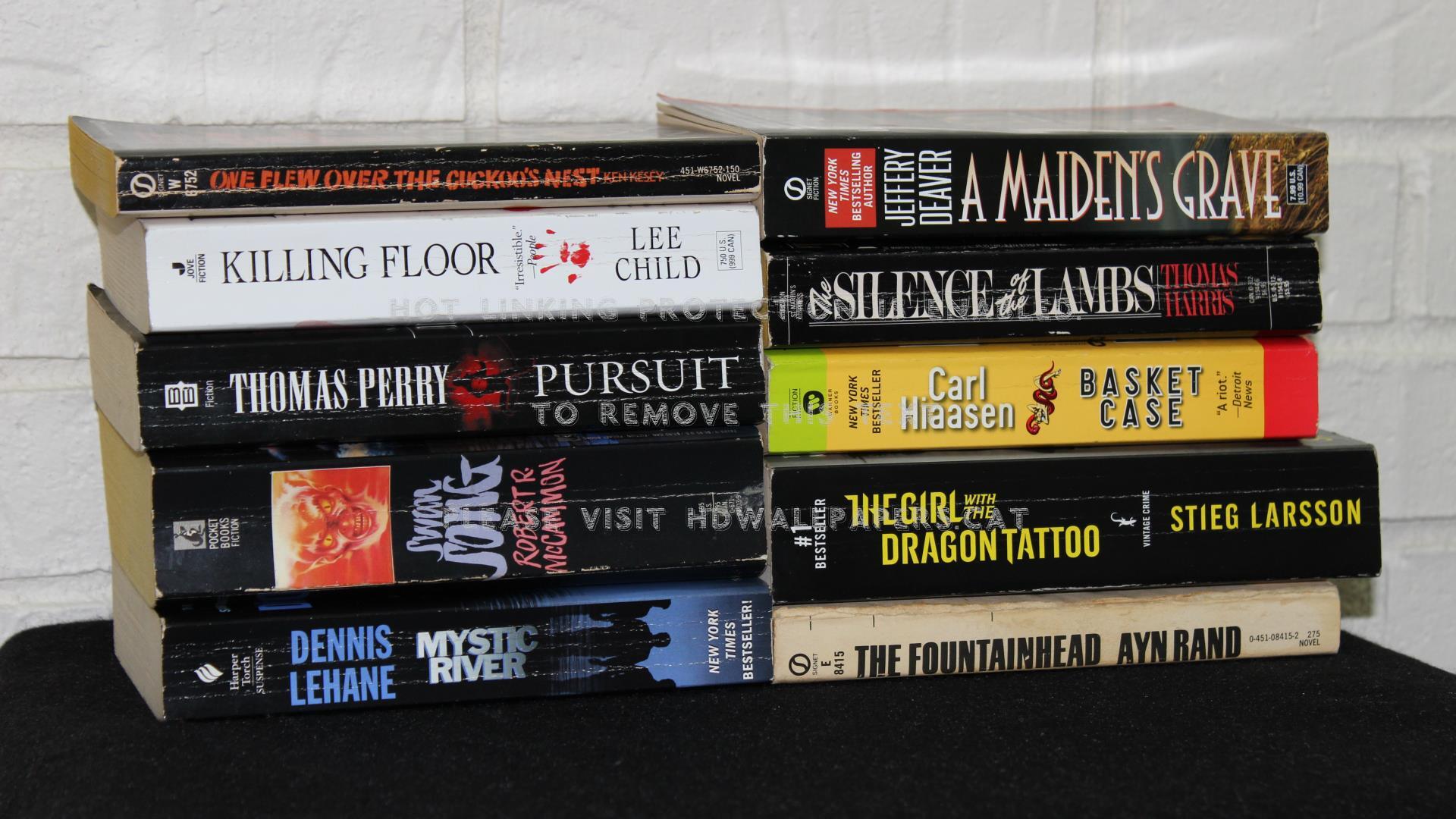 Ten Good Reads Books Stacked Titles Reading - Mystic River Poster - HD Wallpaper 