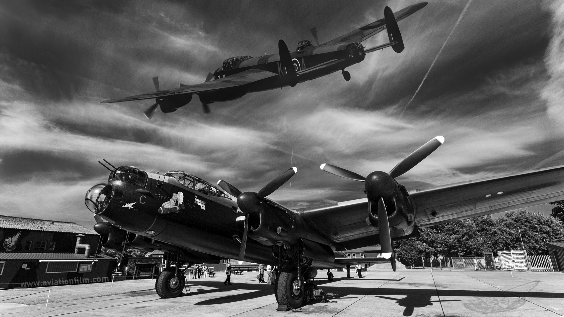 Cub - Avro Lancaster - HD Wallpaper 