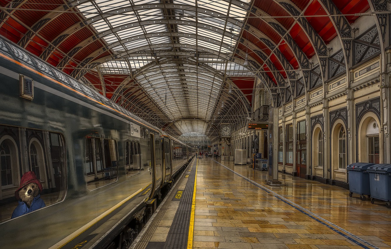Photo Wallpaper England, Westminster, Hello Paddington - Train Station - HD Wallpaper 