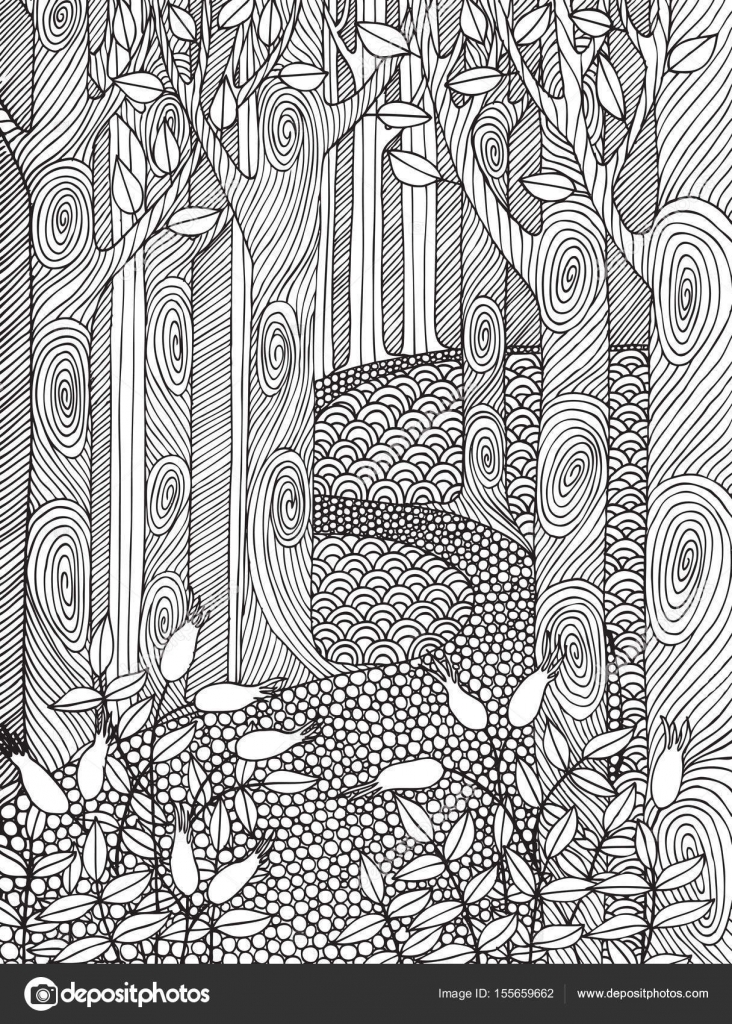 Adult Coloring Book Design - HD Wallpaper 