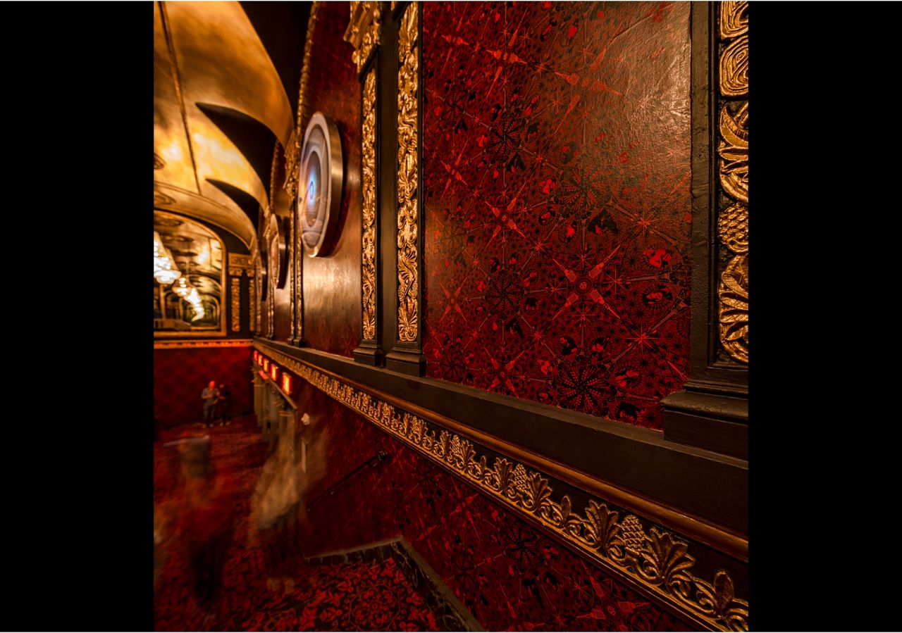 Jon Sherman S Custom Designed Rock & Roll Lace Wallpaper - Port Chester Capitol Theater History - HD Wallpaper 