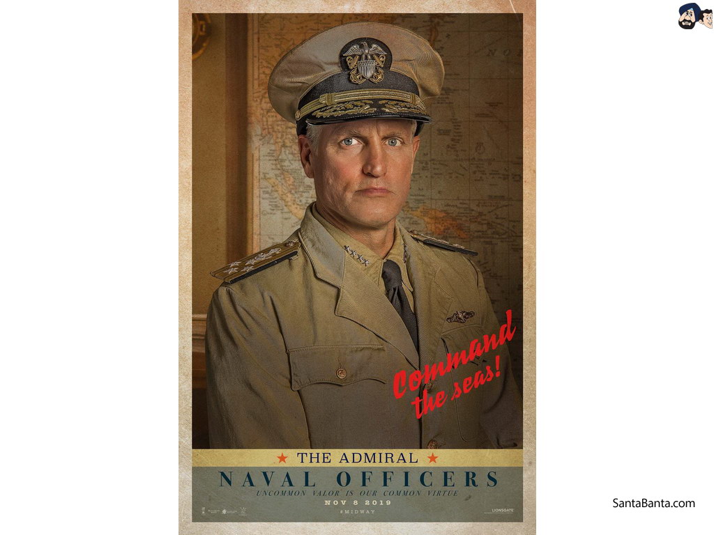 Midway - Chester Nimitz Woody Harrelson - HD Wallpaper 