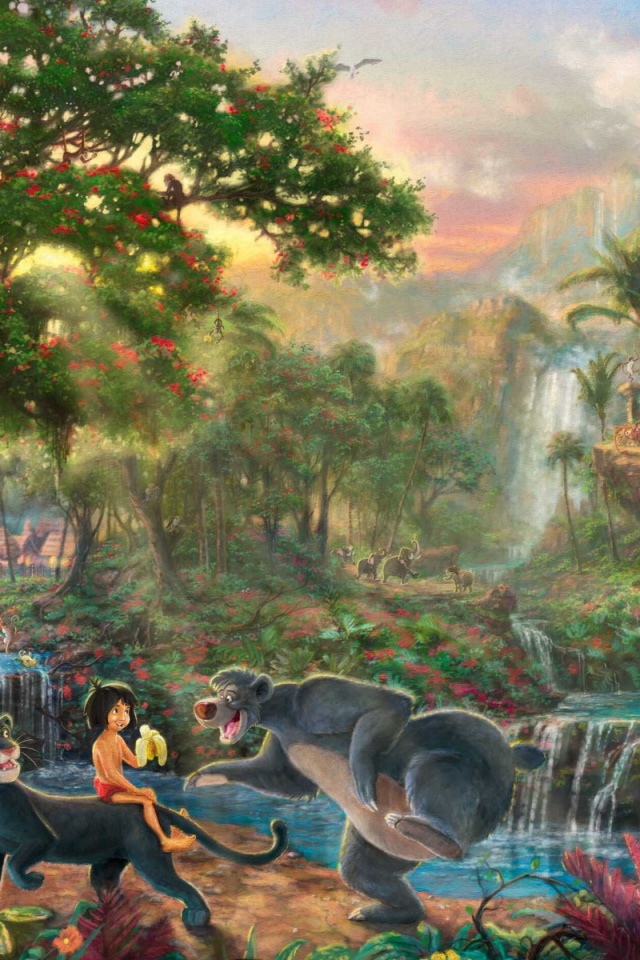 Disney Thomas Kinkade - HD Wallpaper 