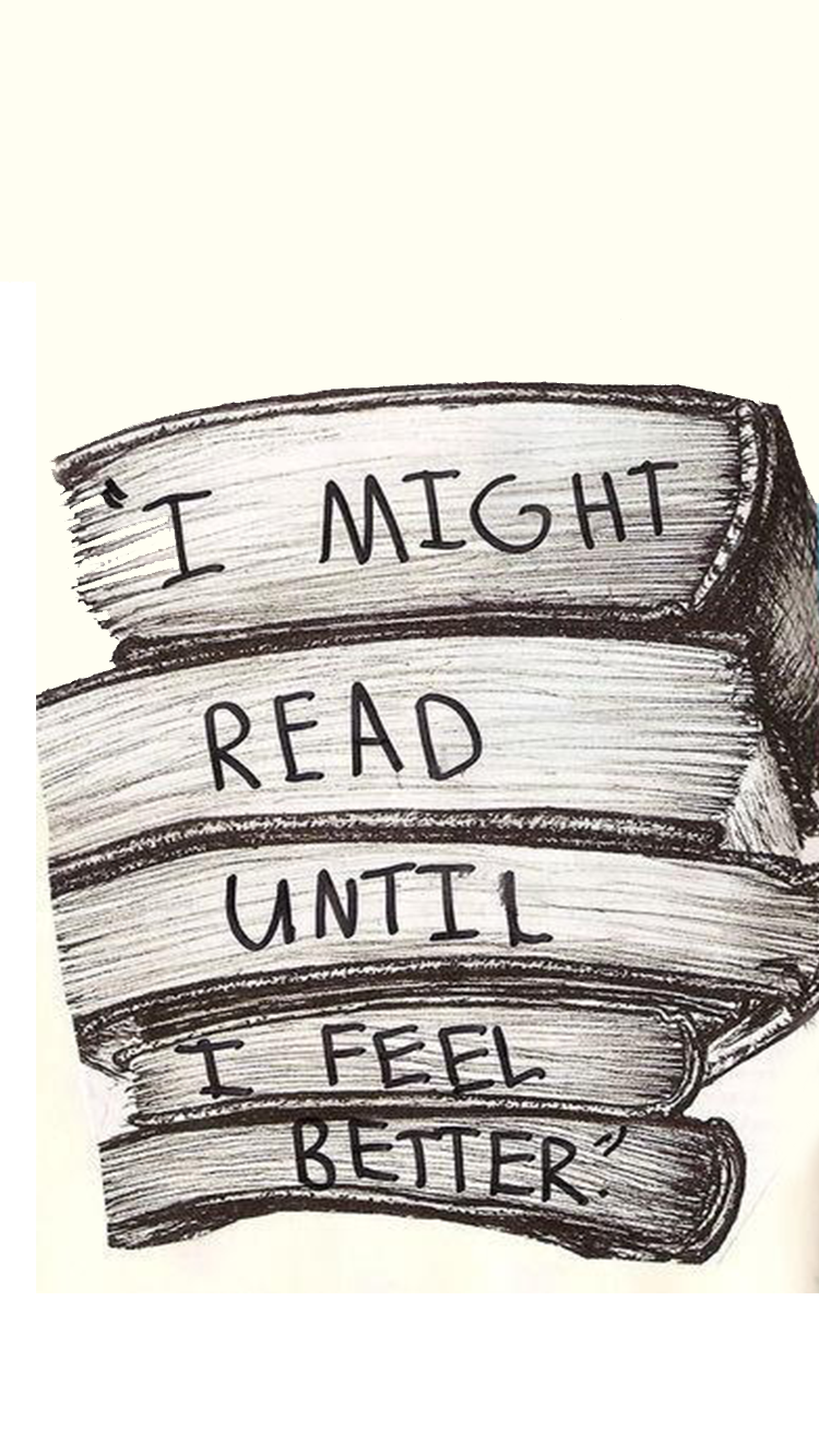 Reading Is My Therapy - HD Wallpaper 