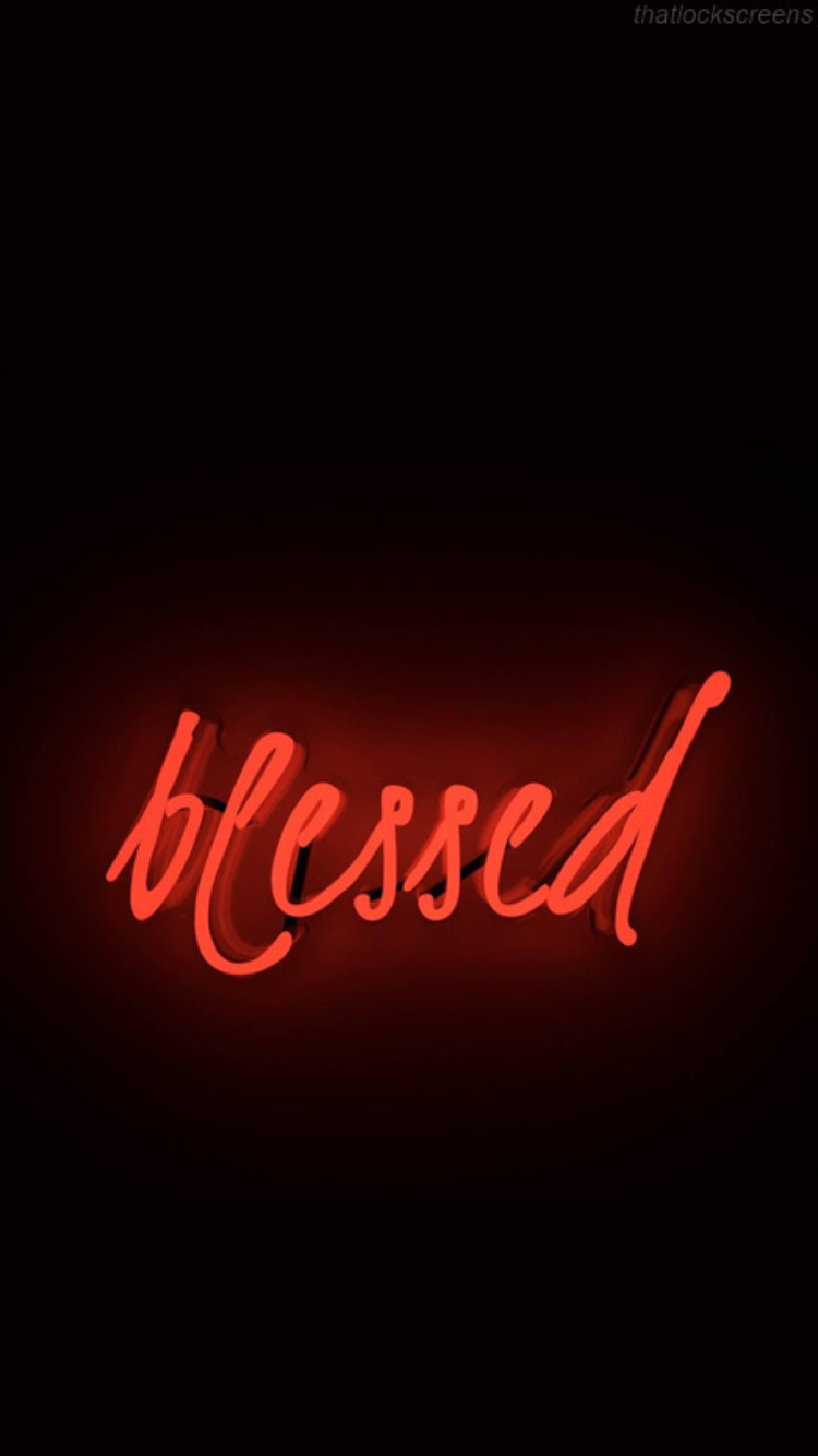 Blessed Neon Light - HD Wallpaper 