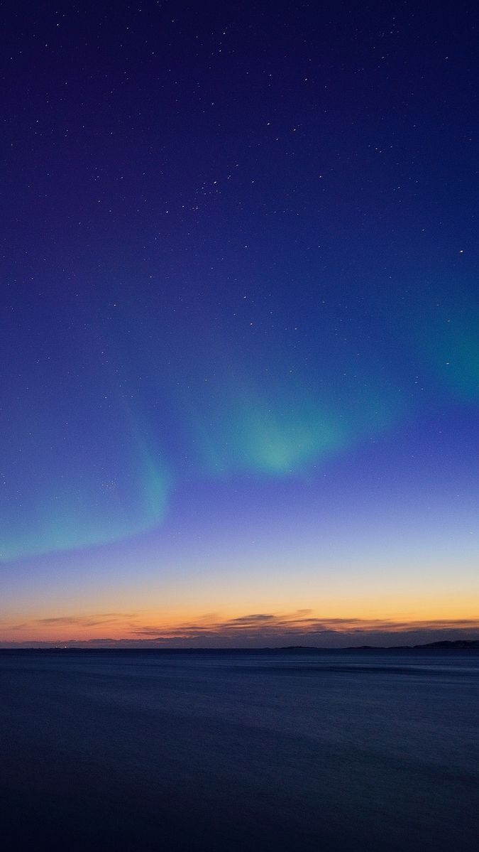 Norway Northern Lights Iphone - HD Wallpaper 