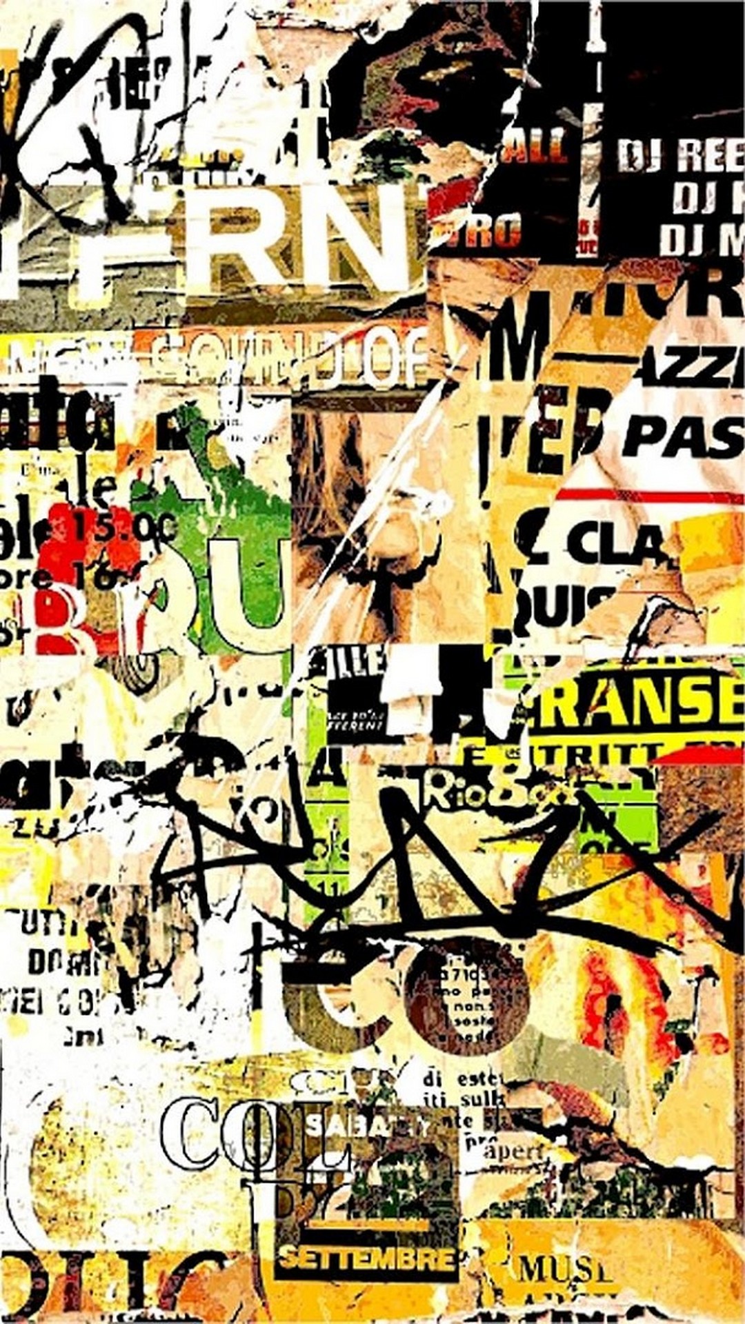 Wallpapers Phone Graffiti With Image Resolution Pixel - HD Wallpaper 