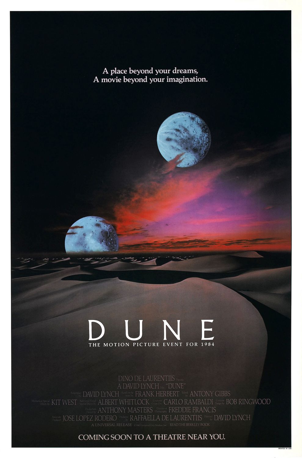 Dune Original Movie Poster - HD Wallpaper 