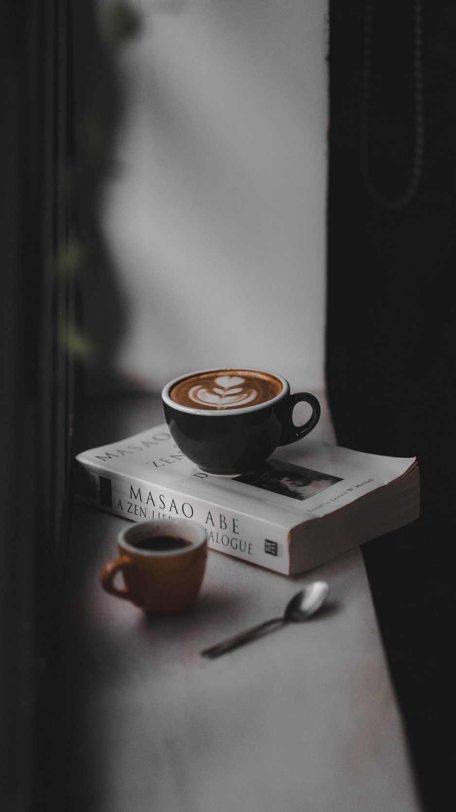 Wallpaper Coffee, Book, Windowsill, Comfort, Reading - Coffee Book Wallpaper Iphone - HD Wallpaper 