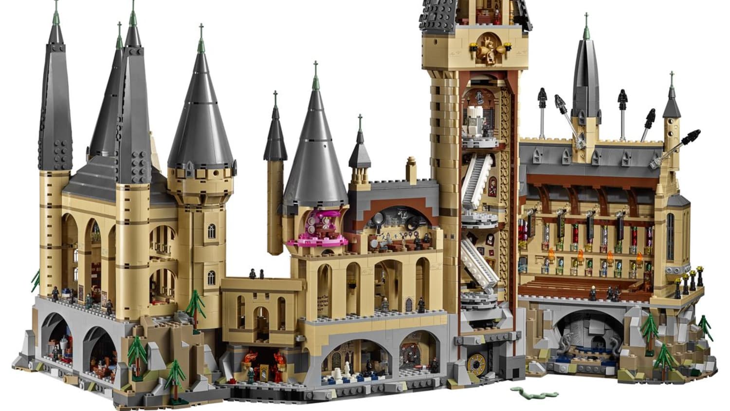 Harry Potter Lego Hogwart - HD Wallpaper 