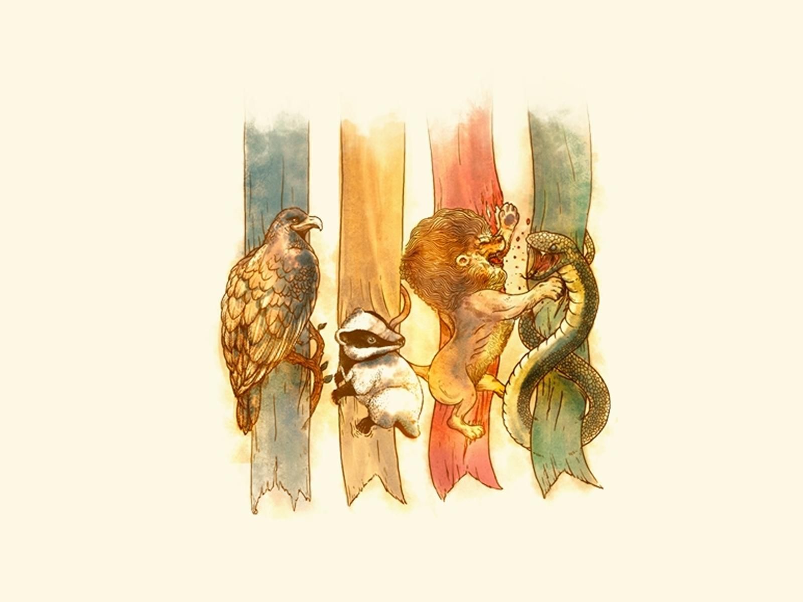 Download Hogwarts Houses Wallpaper - Home Screen Harry Potter Background Hd - HD Wallpaper 